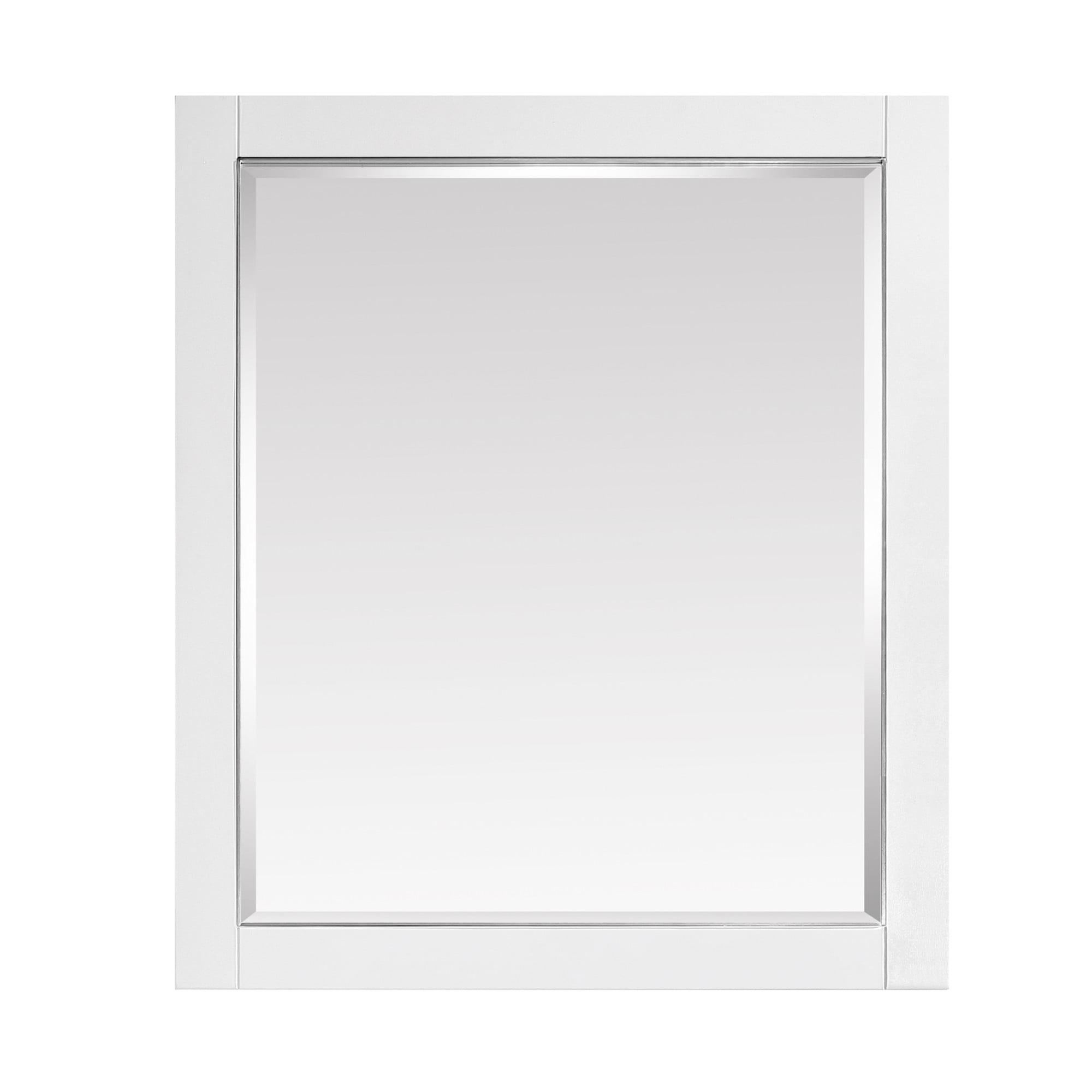 Avanity 170512-M28-S Allie 32" X 28" Framed Bathroom Mirror - White