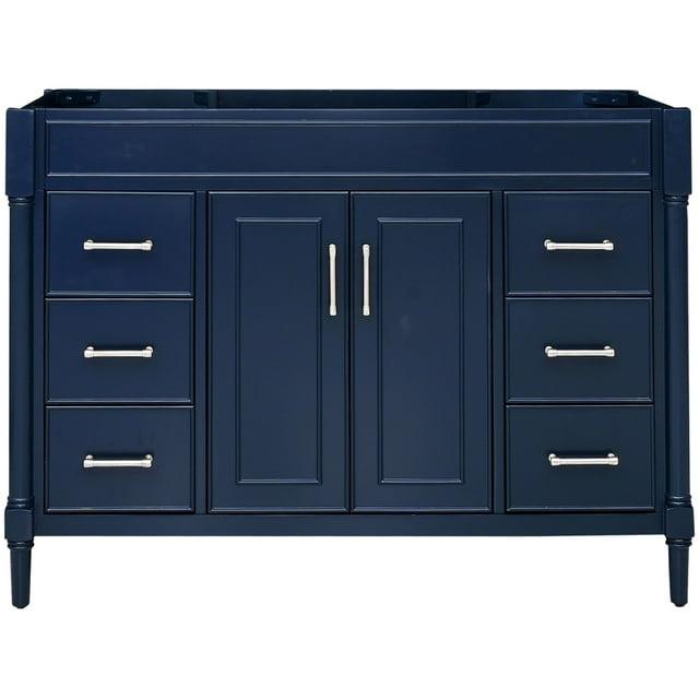 Avanity Bristol-V48 Bristol 48" Single Free Standing Vanity Cabinet Only - Blue