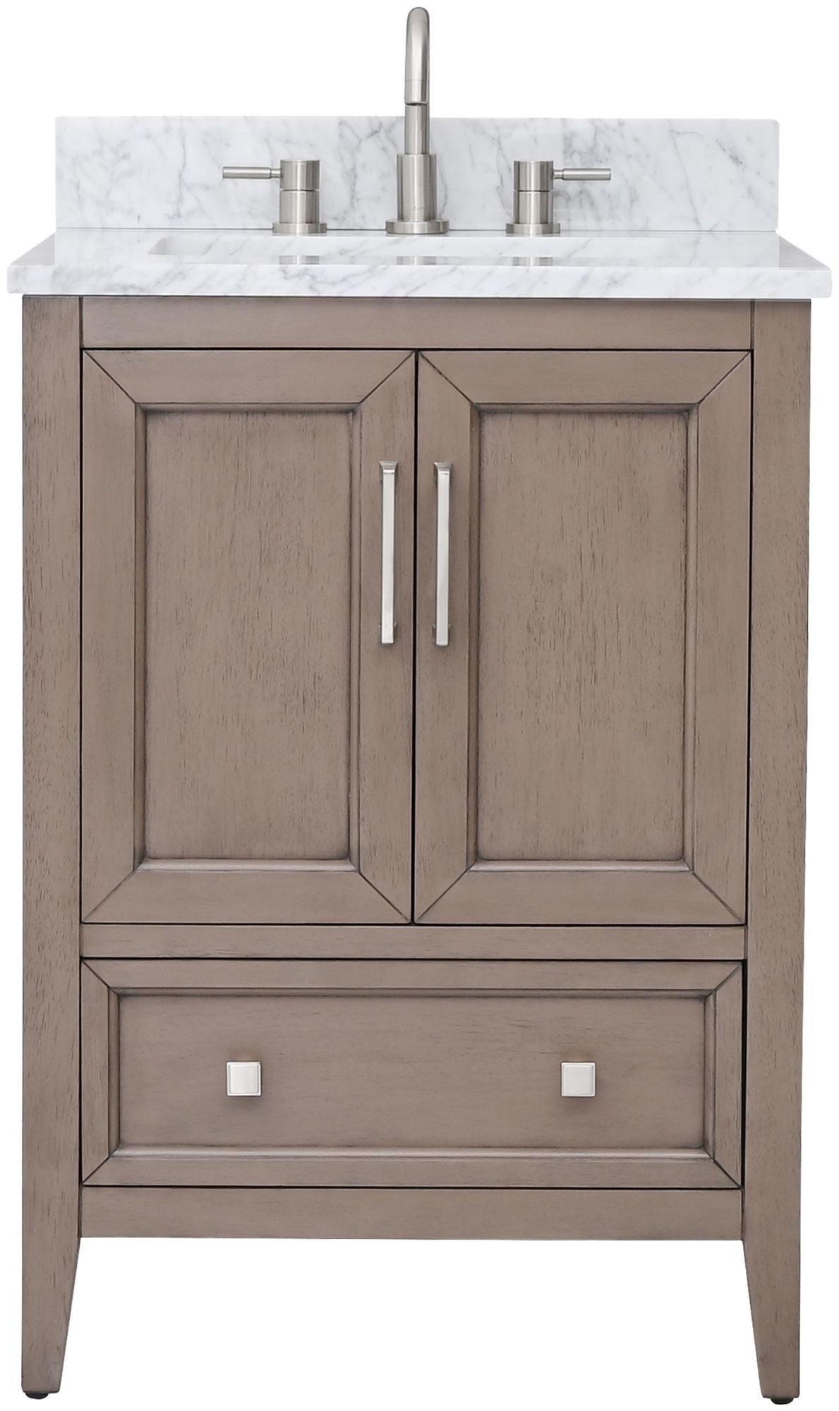 Avanity Everette-Vs25-Wd-C Everette 24" Single Basin Vanity Set - MultiColor