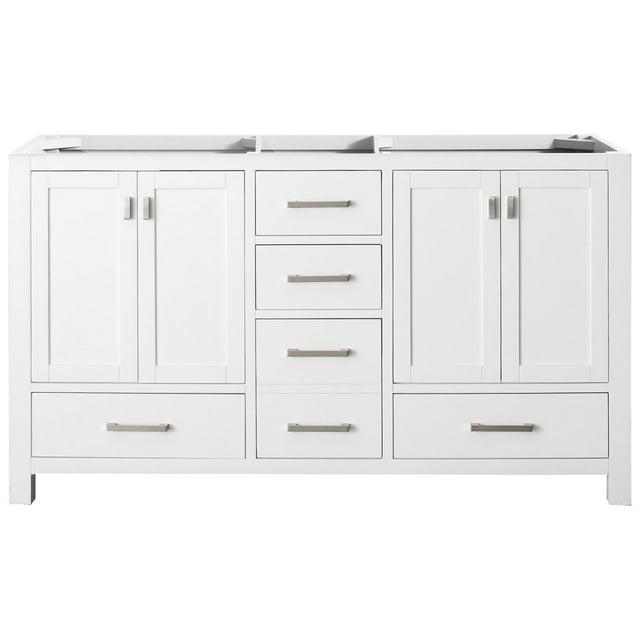 Avanity Modero-V60 Modero 60" Double Free Standing Wood Vanity Cabinet Only - White