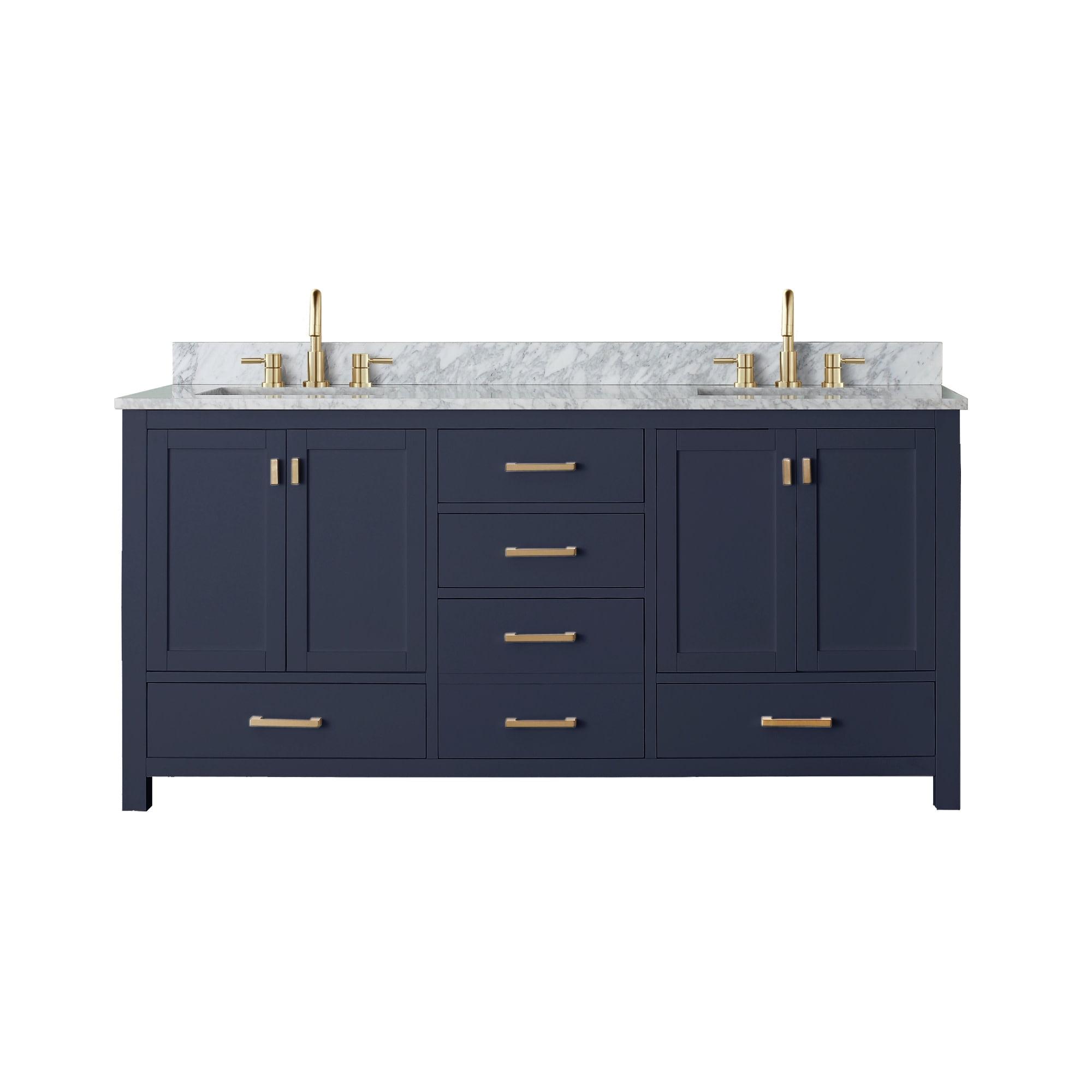 Avanity Modero-Vs72-C Modero 73" Free Standing Double Basin Vanity Set - Blue