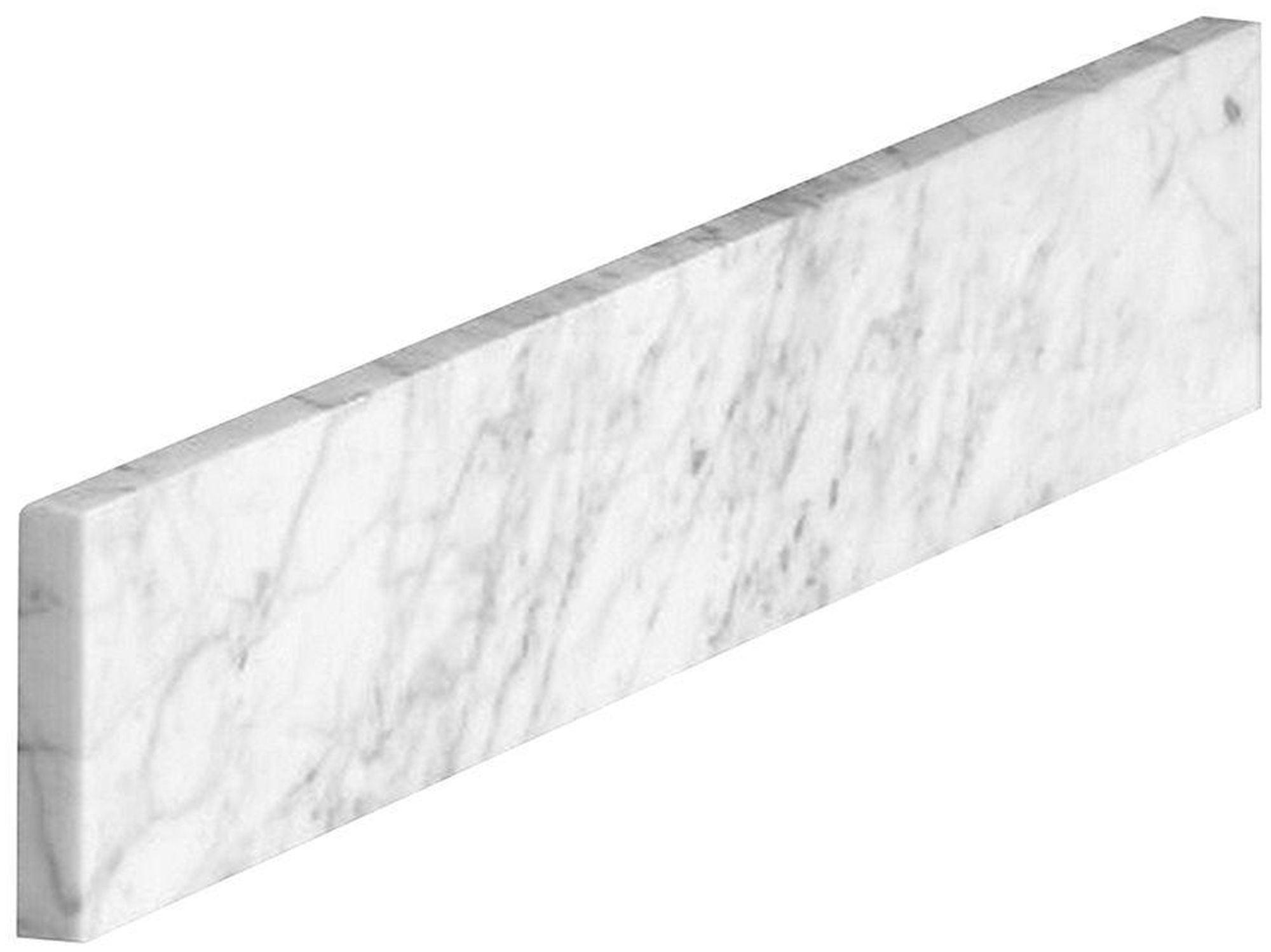 Carrara White Marble Bathroom Vanity Sidesplash