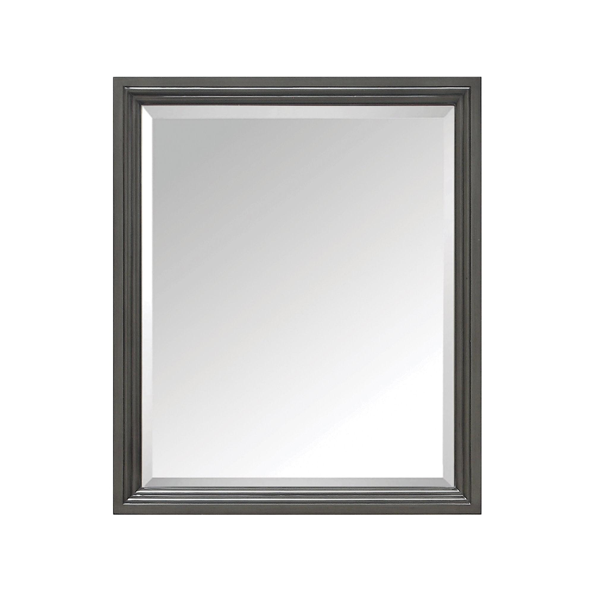 Avanity Thompson-M28 Thompson Collection 33" X 28" Framed Flat Mirror - Charcoal Glaze