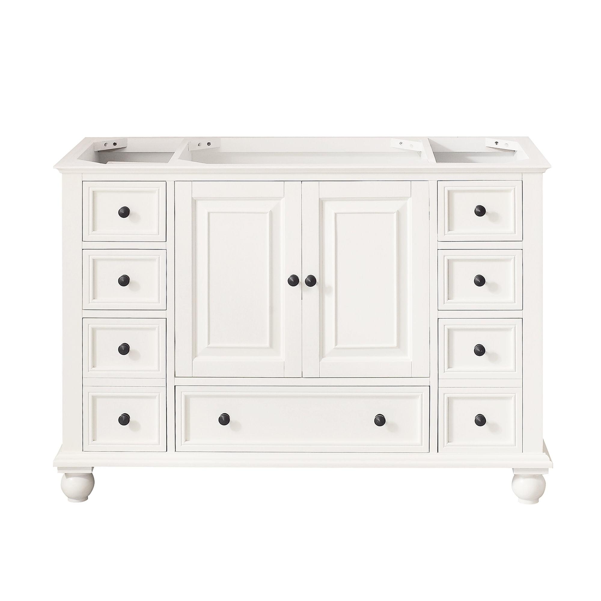 Avanity Thompson-V48 Thompson 48" Single Free Standing Vanity Cabinet Only – - White