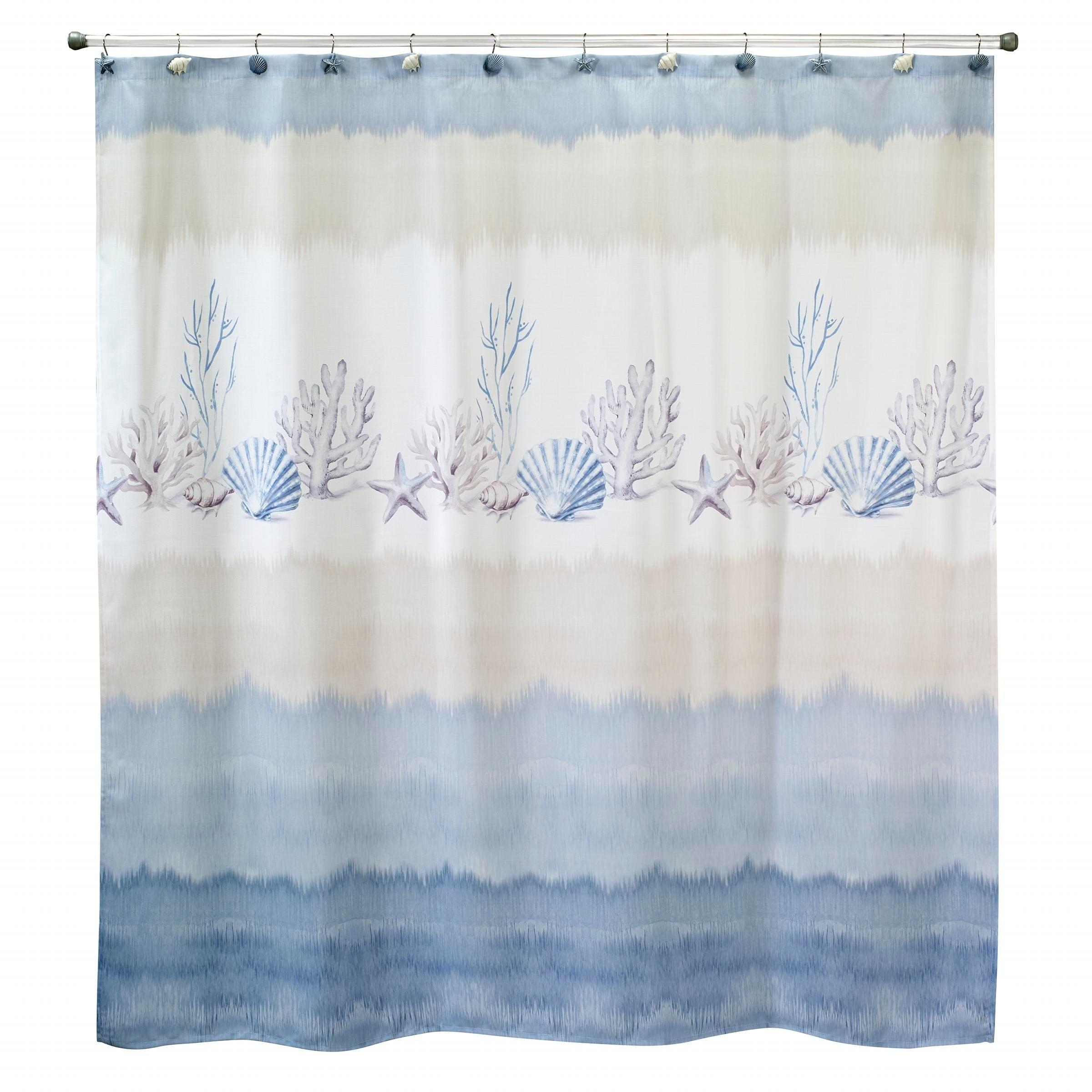 Avanti Linens Avanti Abstract Coastal Shower Curtain