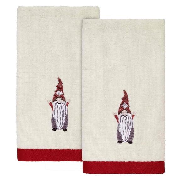 Avanti Linens Christmas Gnomes 2-Pack Fingertip Towel Set