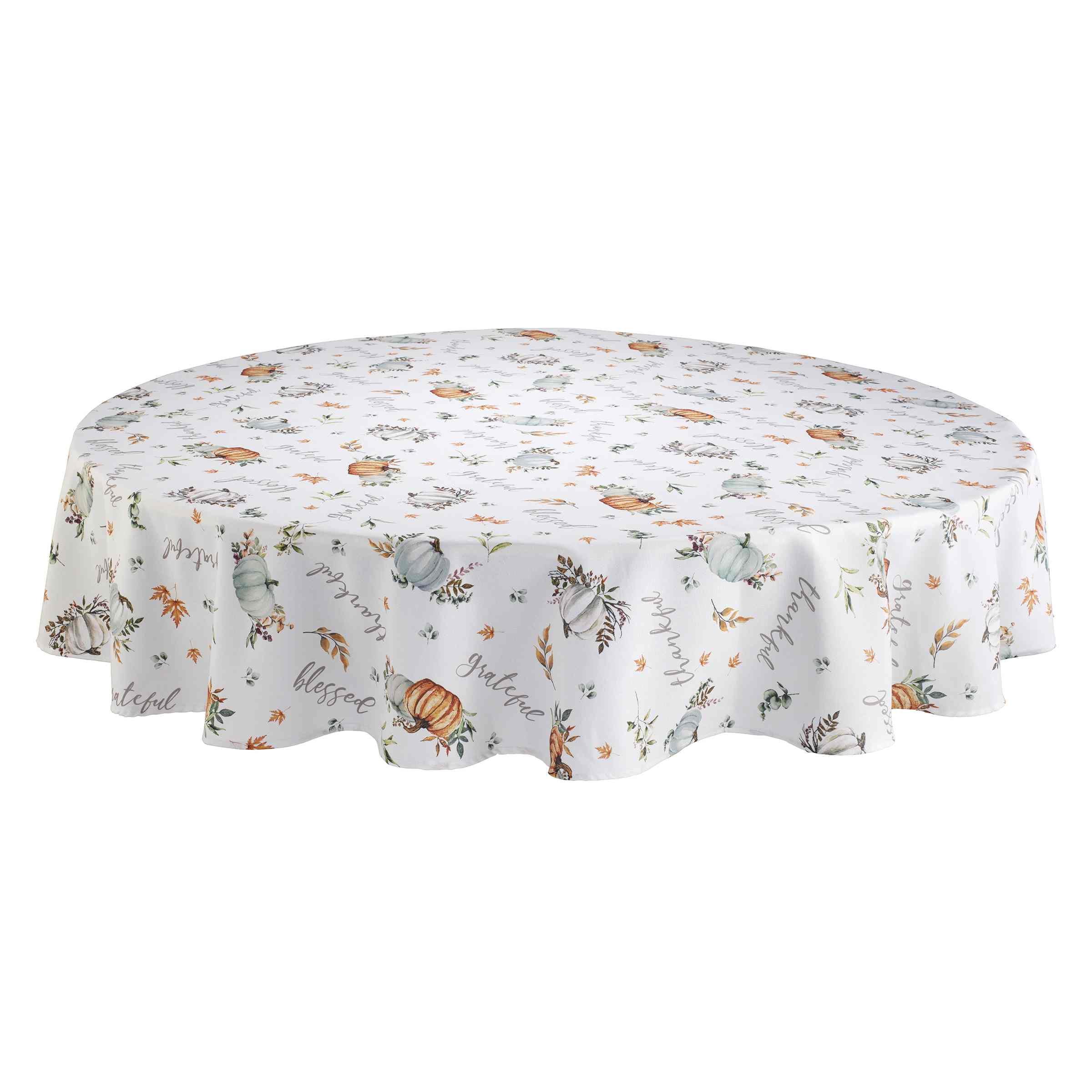 Round Cotton Tablecloth