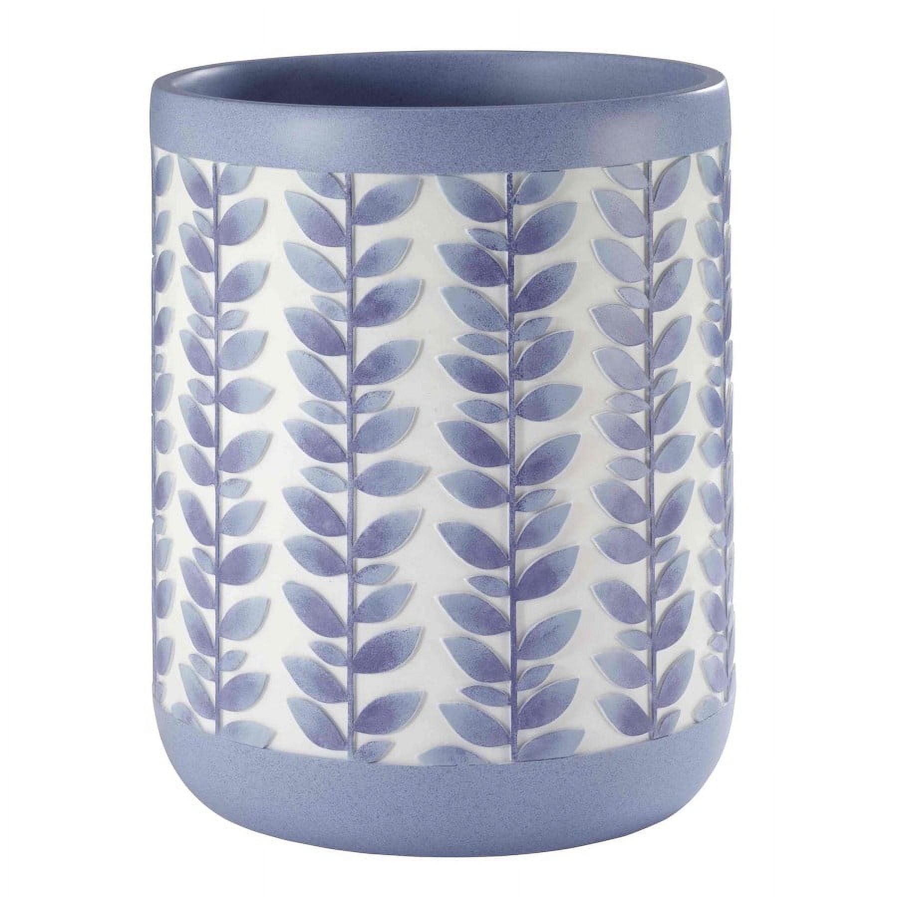 Avanti Linens Monterey Blue Wastebasket