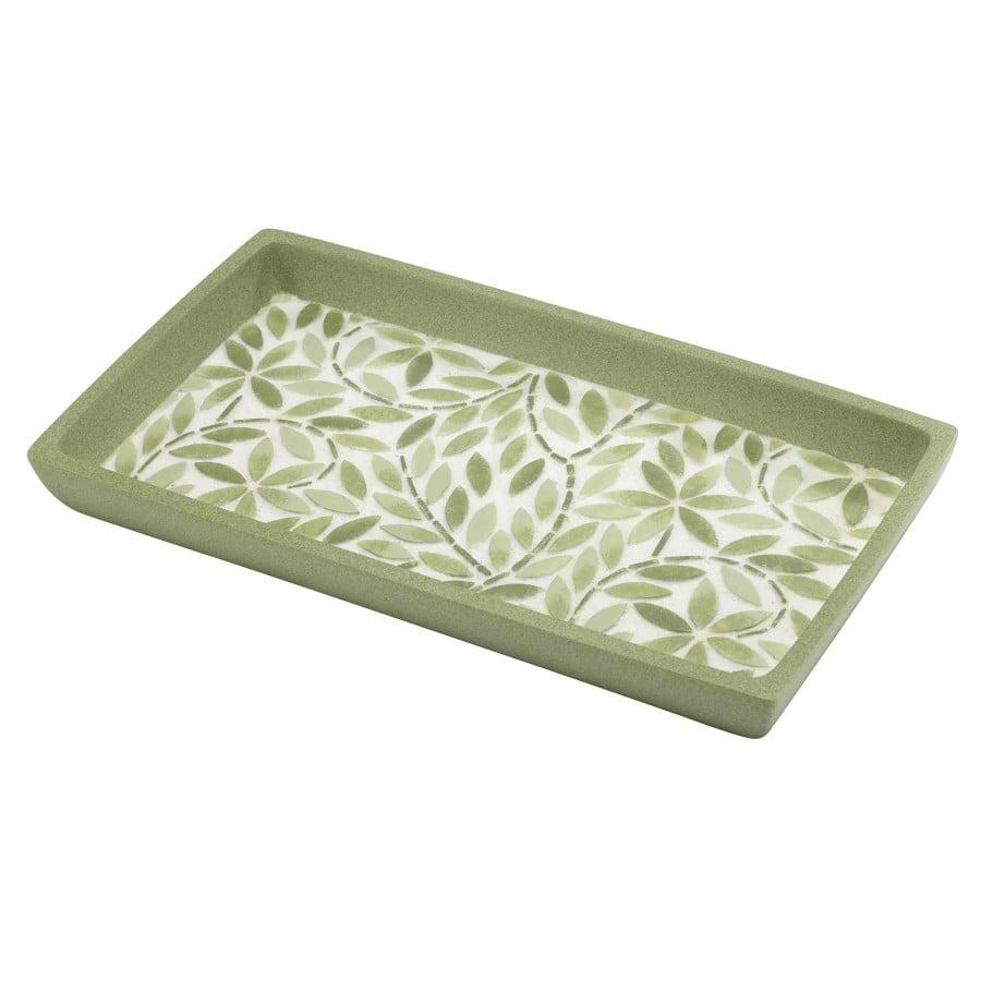 Avanti Linens Stratford Green Tray