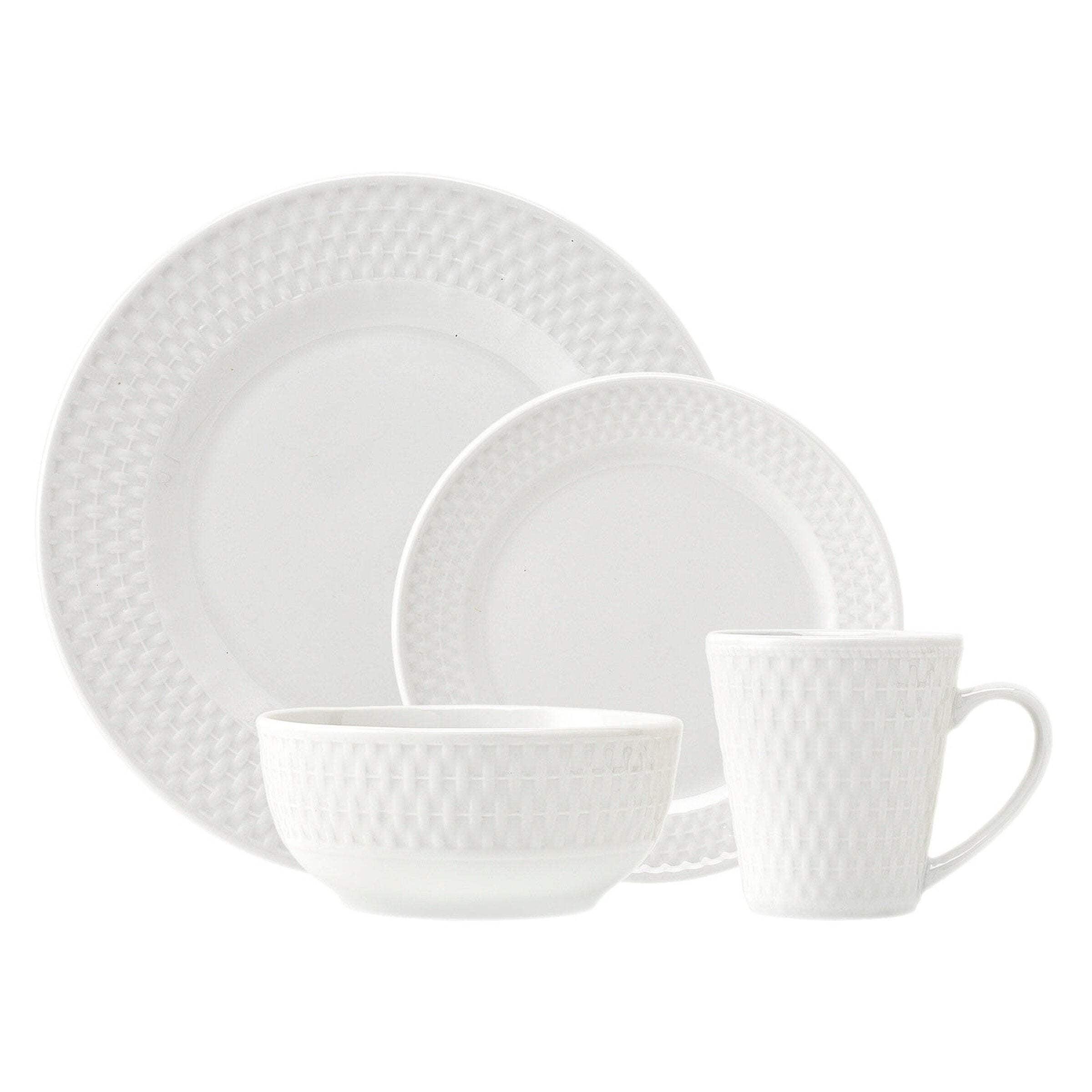 Avea 16 Piece Porcelain Dinnerware Set