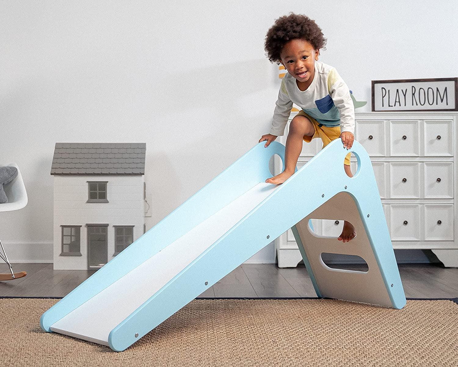 Avenlur Manuka - Indoor Wood Slide Blue