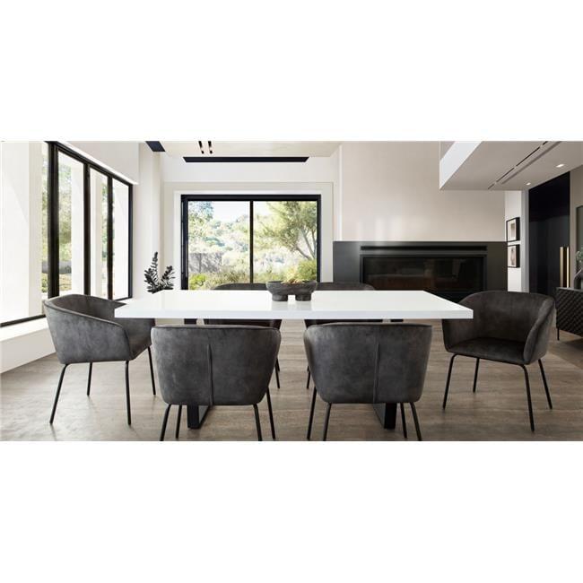 Diamond Sofa Avery Upholstered Back Arm chair (Set of 2)