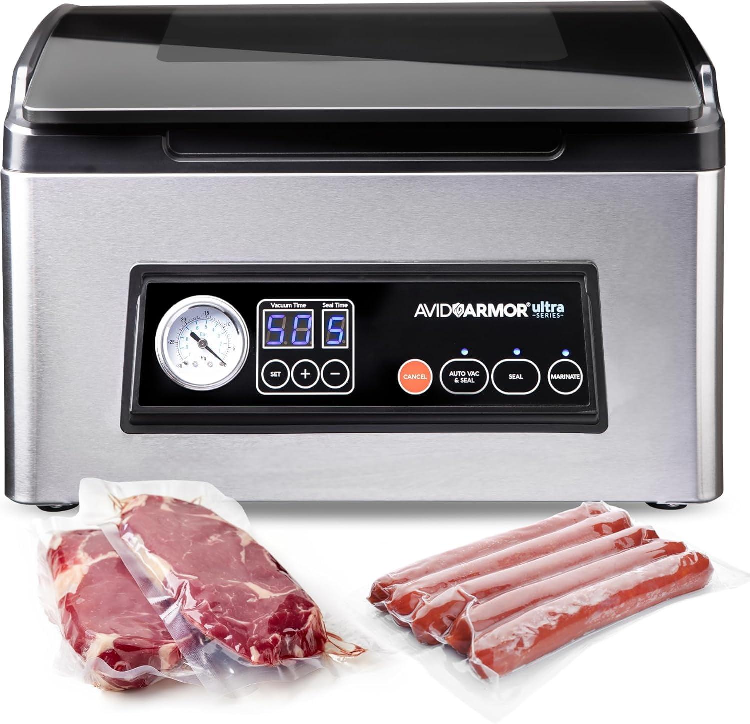 Avid Armor Ultra Series Stainless Steel Chamber Vacuum Sealer