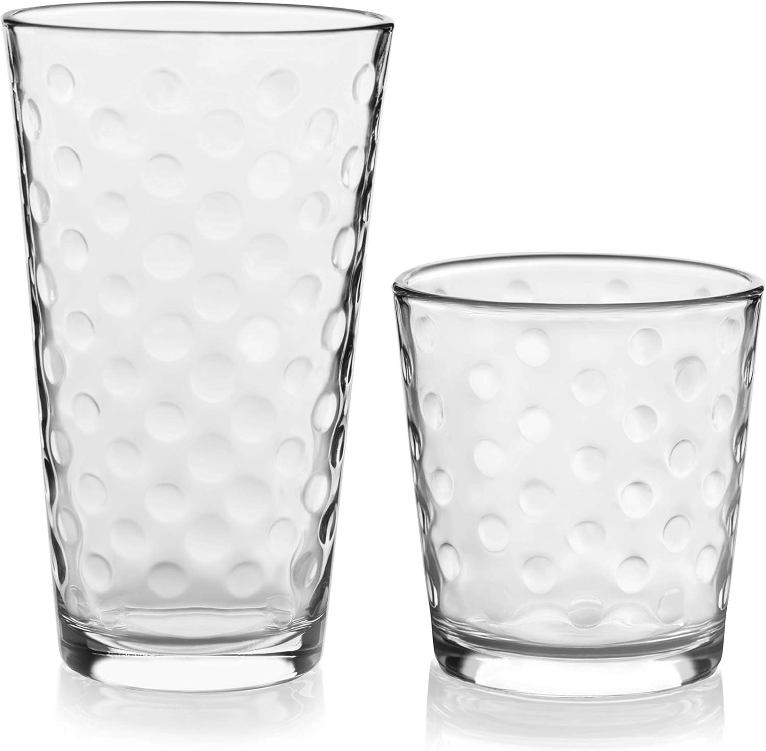 Libbey Awa 16 Piece Tumblers and Rocks Glass Set