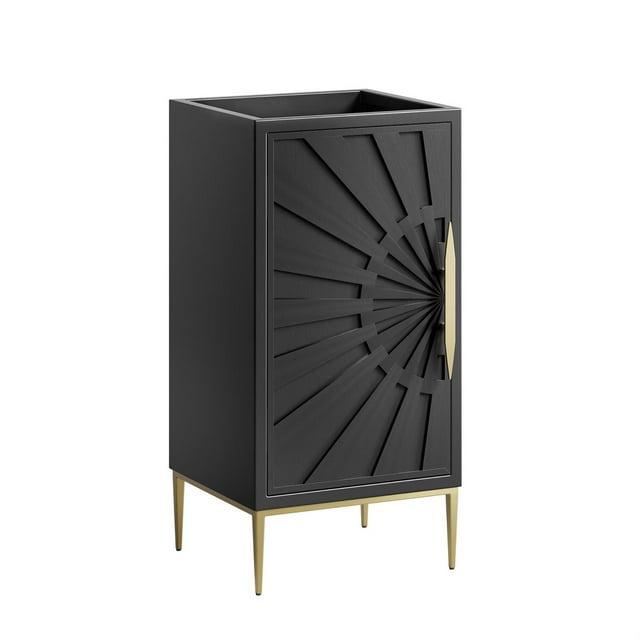 Modway Modway 16.5" Single Bathroom Vanity Base Only in Black