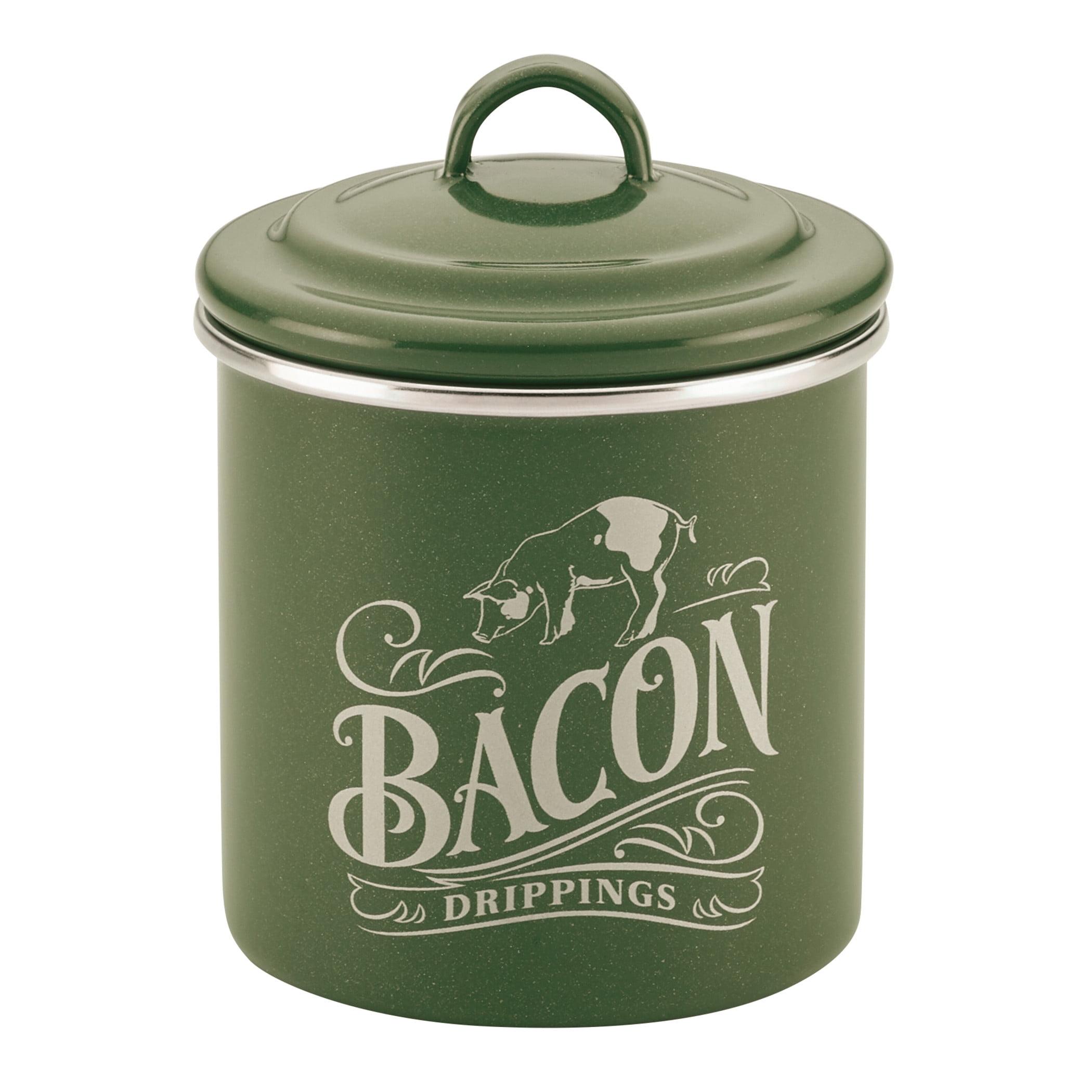Ayesha Curry Ayesha Curry Enamel on Steel Bacon Grease Can, 4-Inch x 4-Inch