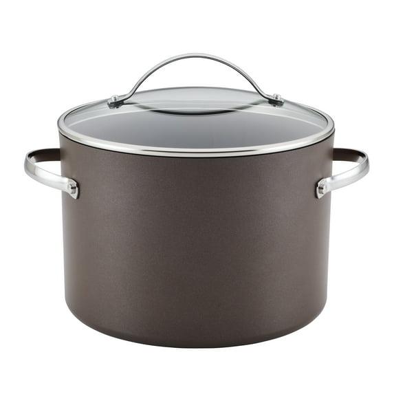Ayesha Curry Professional Hard Anodized Collection Nonstick Stockpot Saucepot with Lid, Charcoal & Reviews | Wayfair