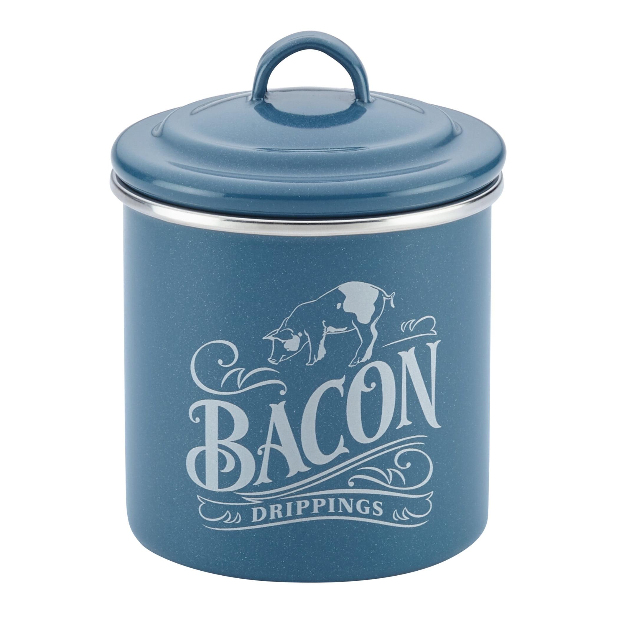 Ayesha Curry Ayesha Curry Enamel on Steel Bacon Grease Can, 4-Inch x 4-Inch