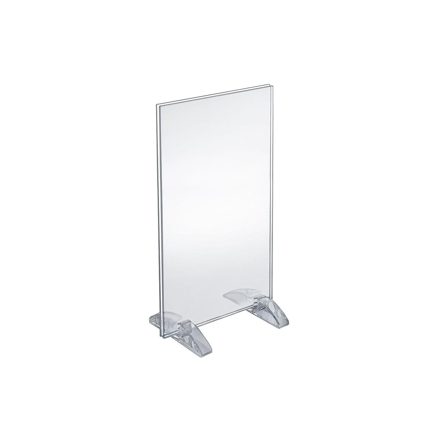 Azar Displays 8.5" x 14" Vertical/Horizontal Dual-Stand, 10-Pack (Set of 10)