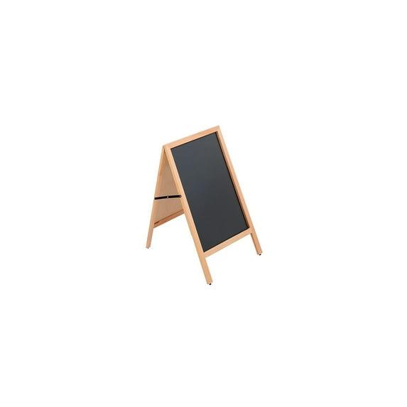 Azar Displays Double Sided A-Frame Write-On Chalkboard Sidewalk Sign, 23.5"W x 30.75"H