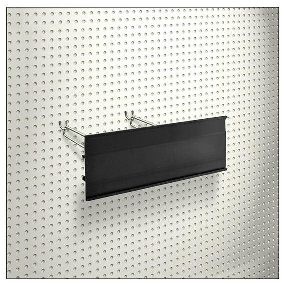 Azar Displays 600512-BLK 5" H x 12" L Black C-Channel