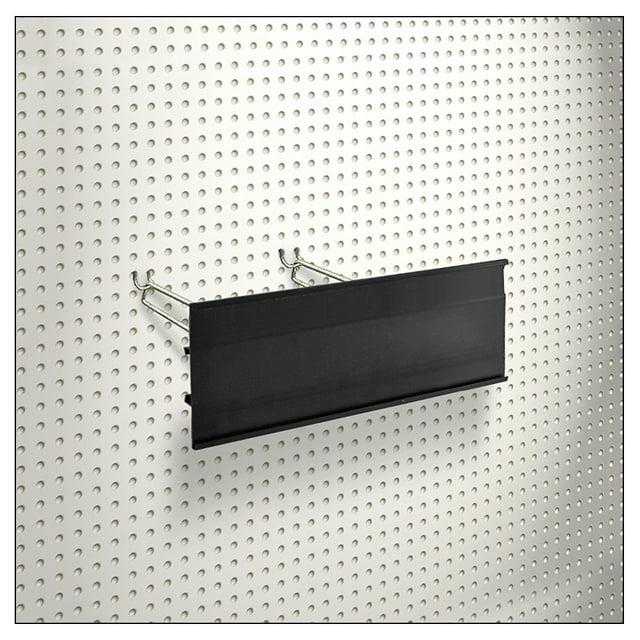 Azar Displays 600512-BLK 5" H x 12" L Black C-Channel