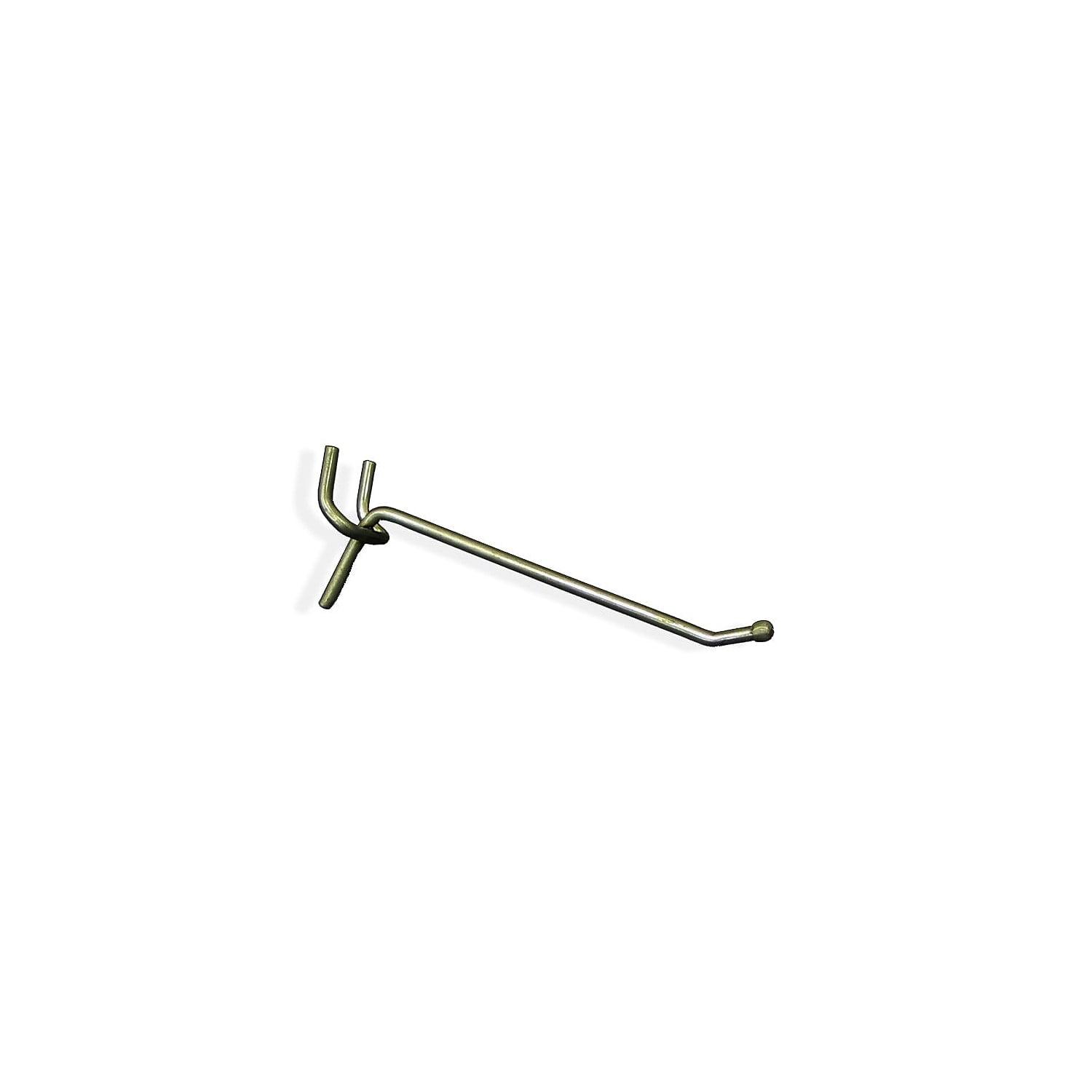 Azar Displays 700884 4" Metal Wire Hook: 0.148" Diameter, 50-Pack (Set of 50)