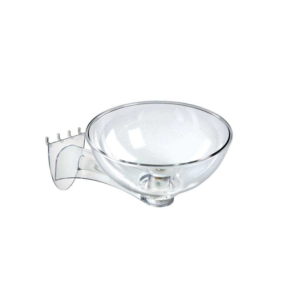 Azar Displays 700912 10" Bowl Display for Pegboard/Slatwall
