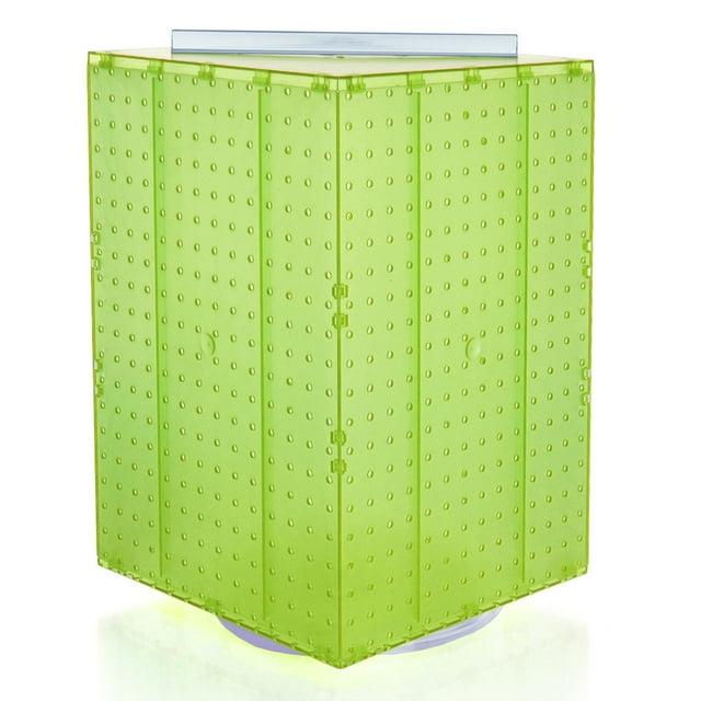 Four-Sided Revolving 14"W x 20"H Pegboard Counter Display