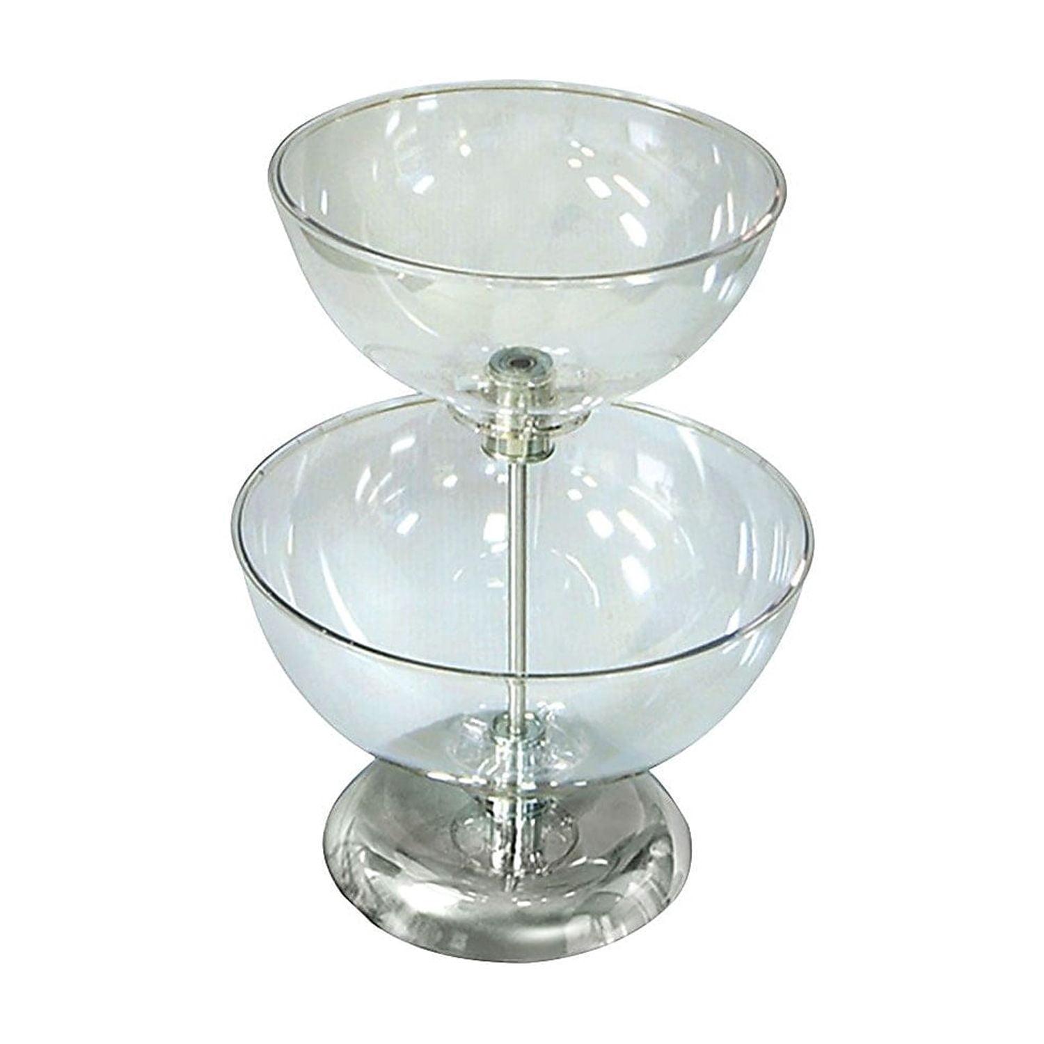 Azar Displays Two-Tier 10" & 12" Bowl Counter Display