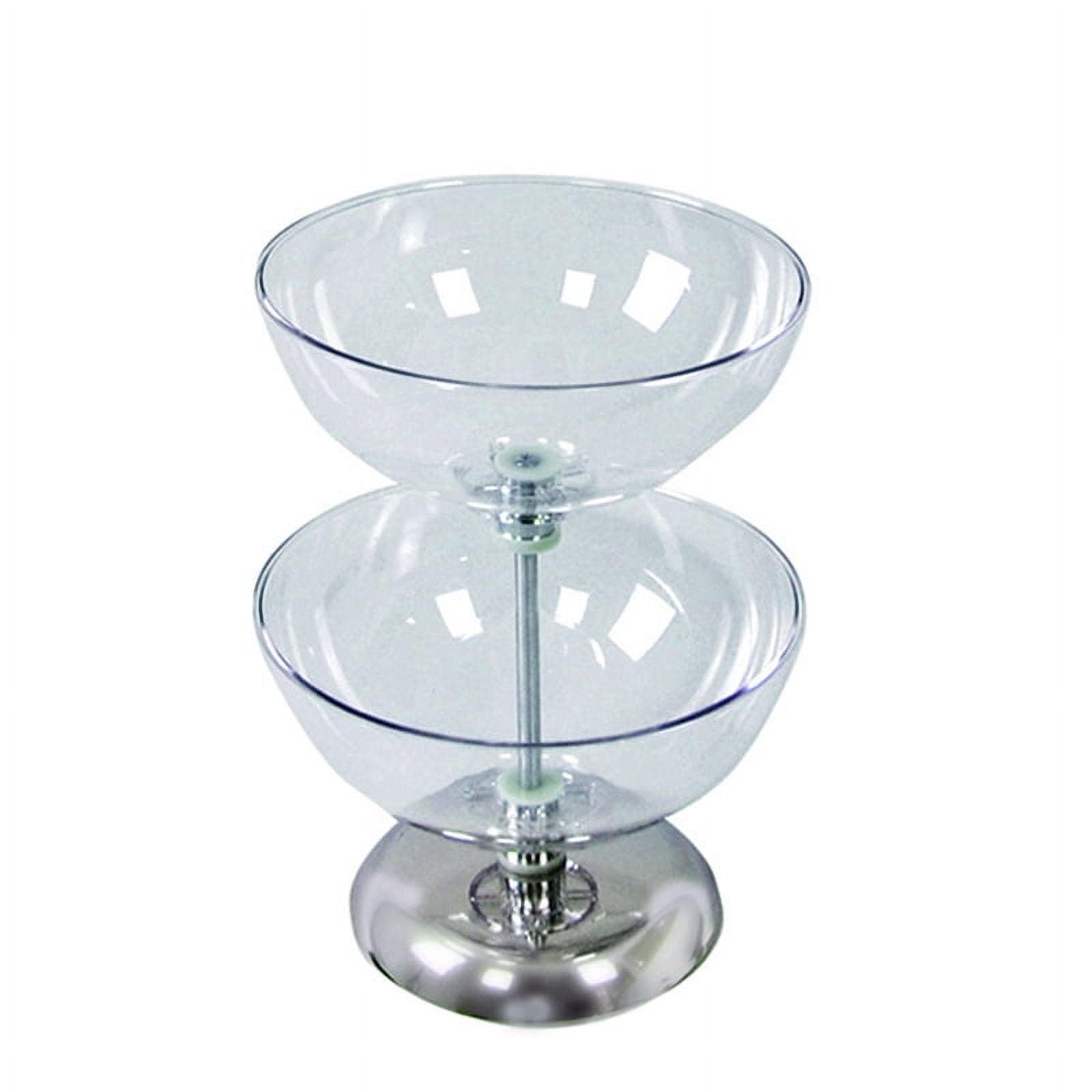 Azar Displays Two-Tier 12" & 12" Bowl Counter Display