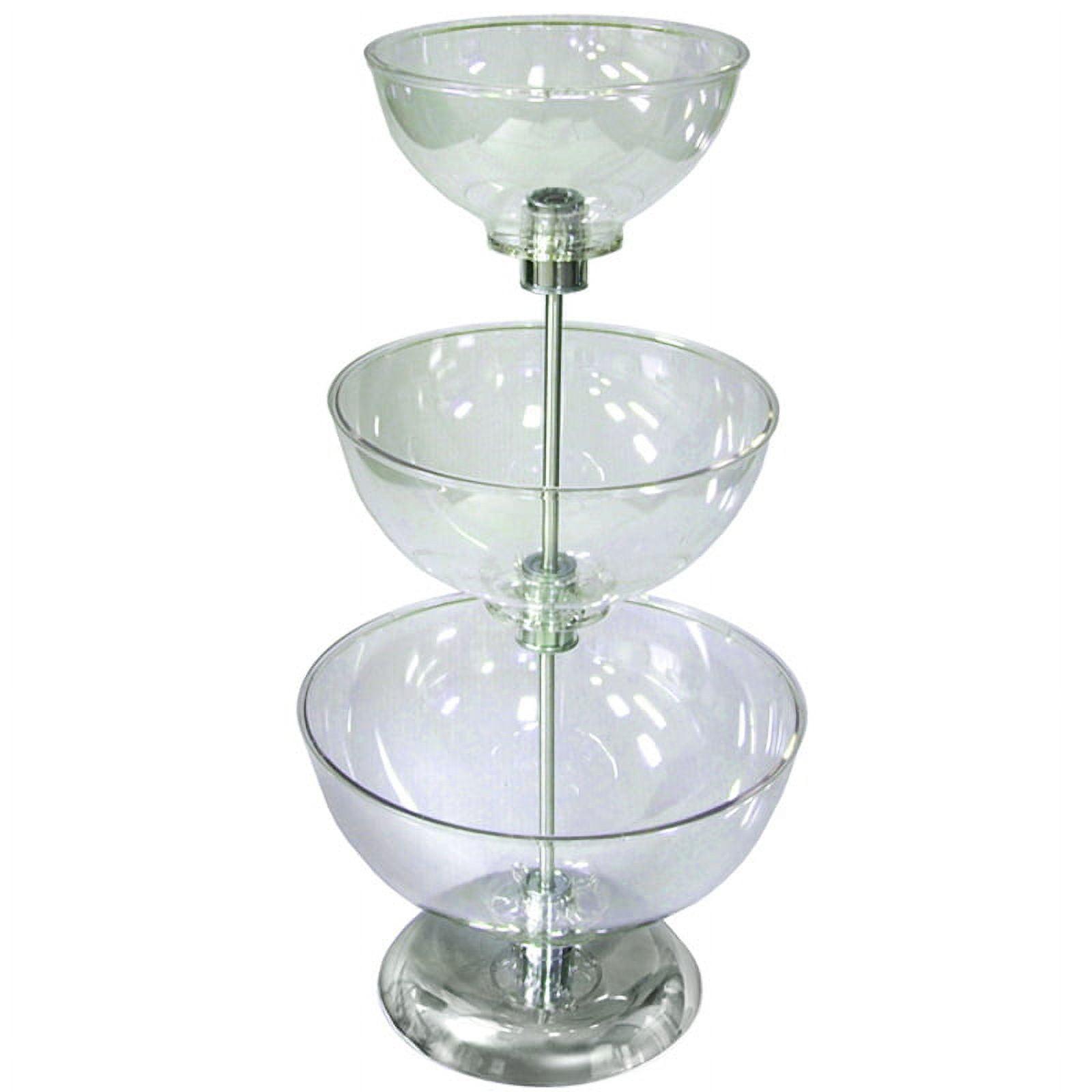 Extra Large Clear Acrylic Three-Tier Display Rack