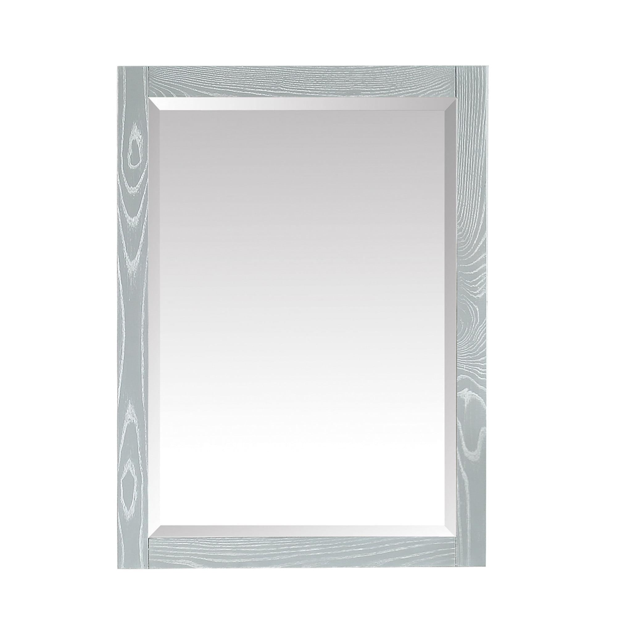 Azzuri Riley-M24 Riley 24" W X 32" H Rectangular Framed Bathroom Wall Mirror - Sea Salt