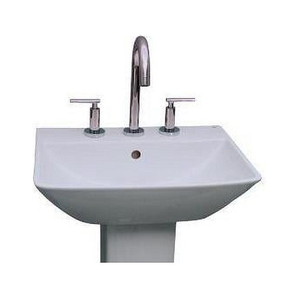 B/3-761WH Summit 500 Basin  1 hole White