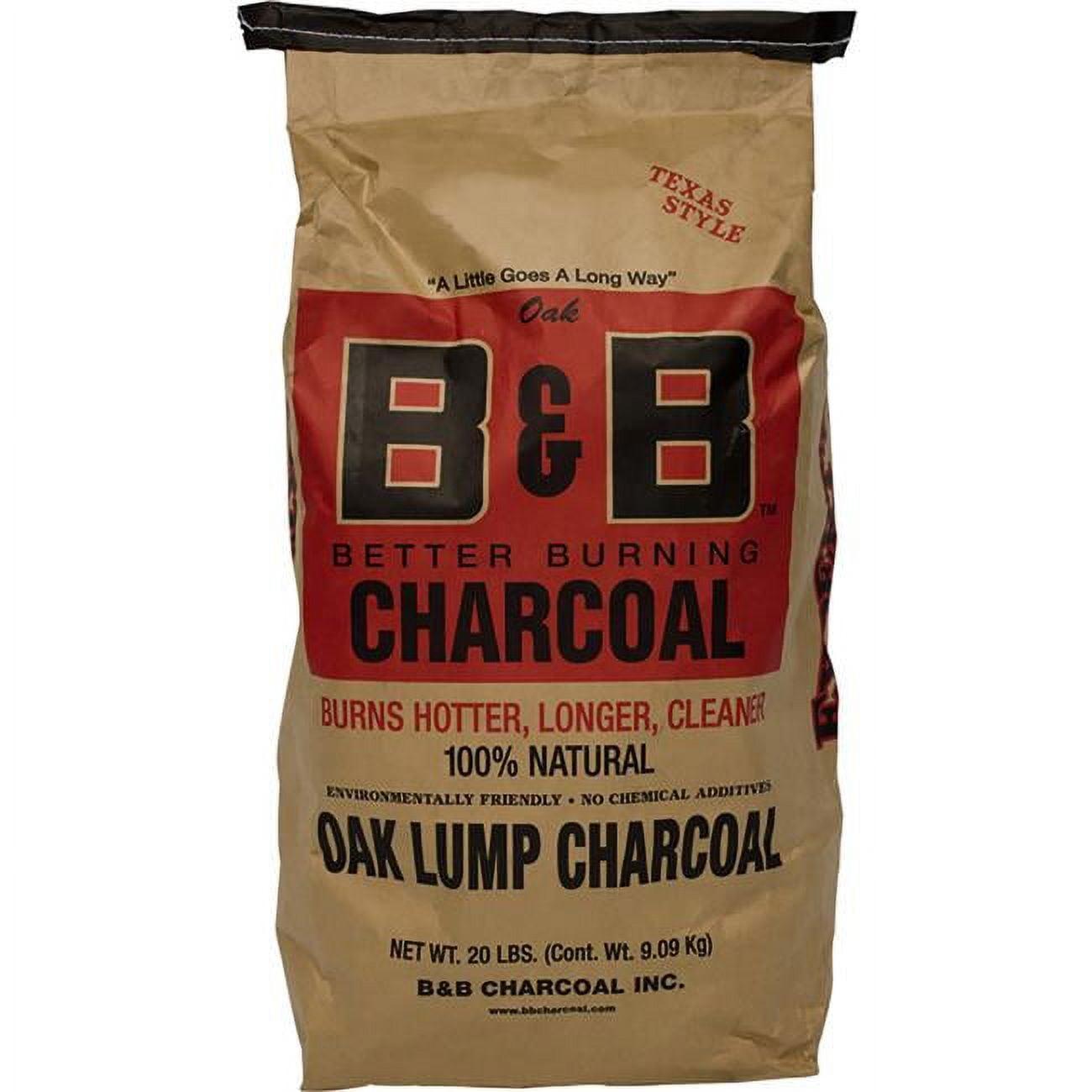 Premium Oak Hardwood Lump Charcoal for Grilling, 20 lbs