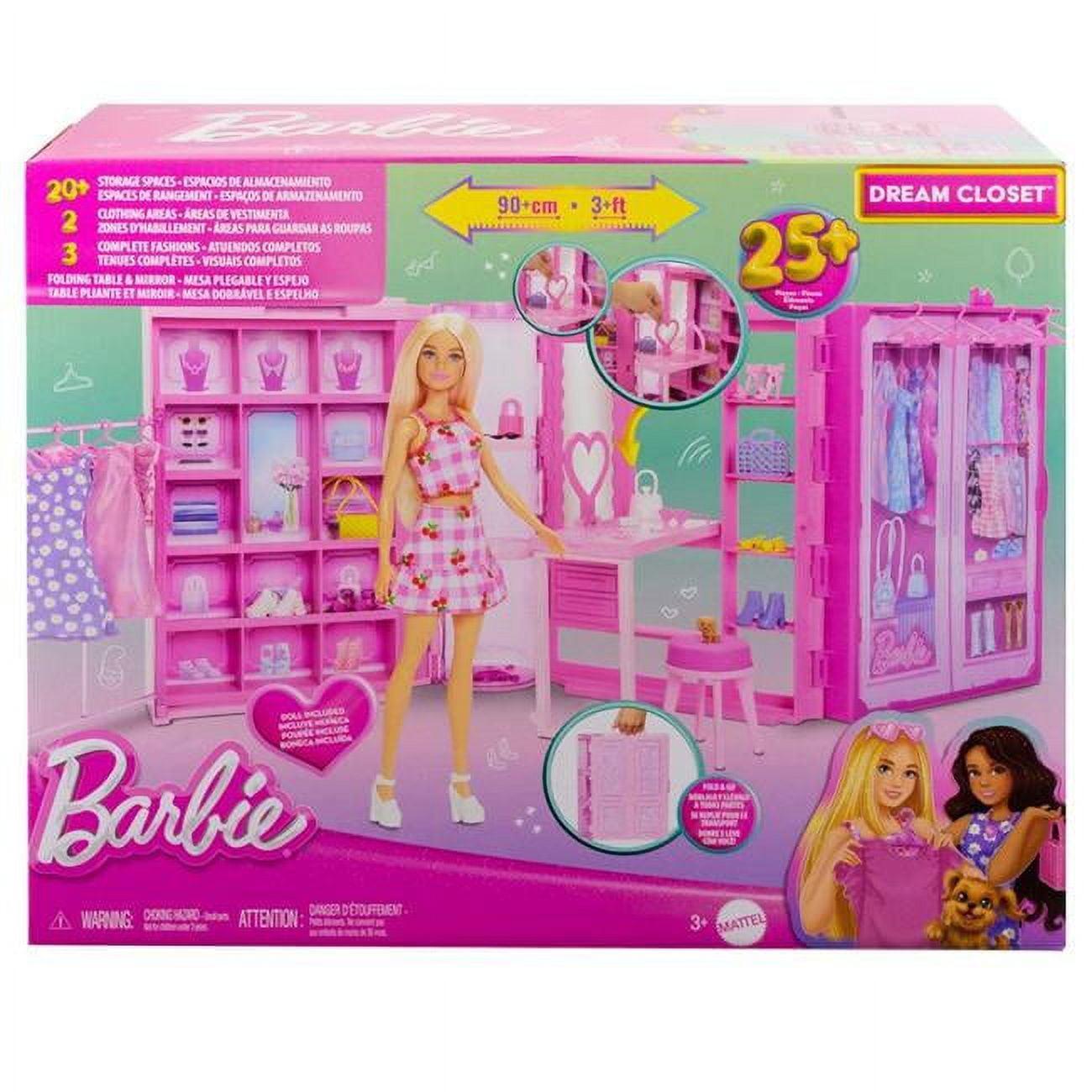 Barbie Dream Closet with Doll and Accessories