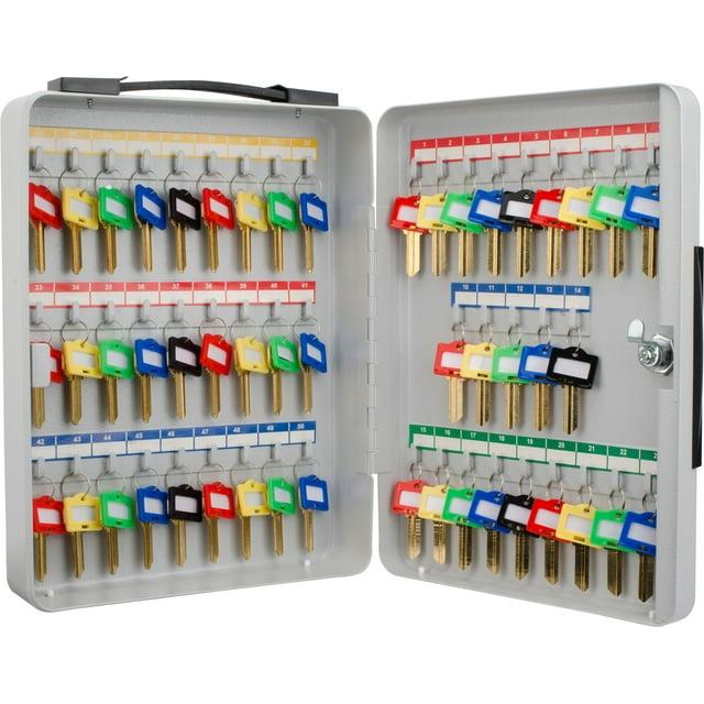 Barska 50 KEY LOCK BOX GREY W/CARRYING HANDLE