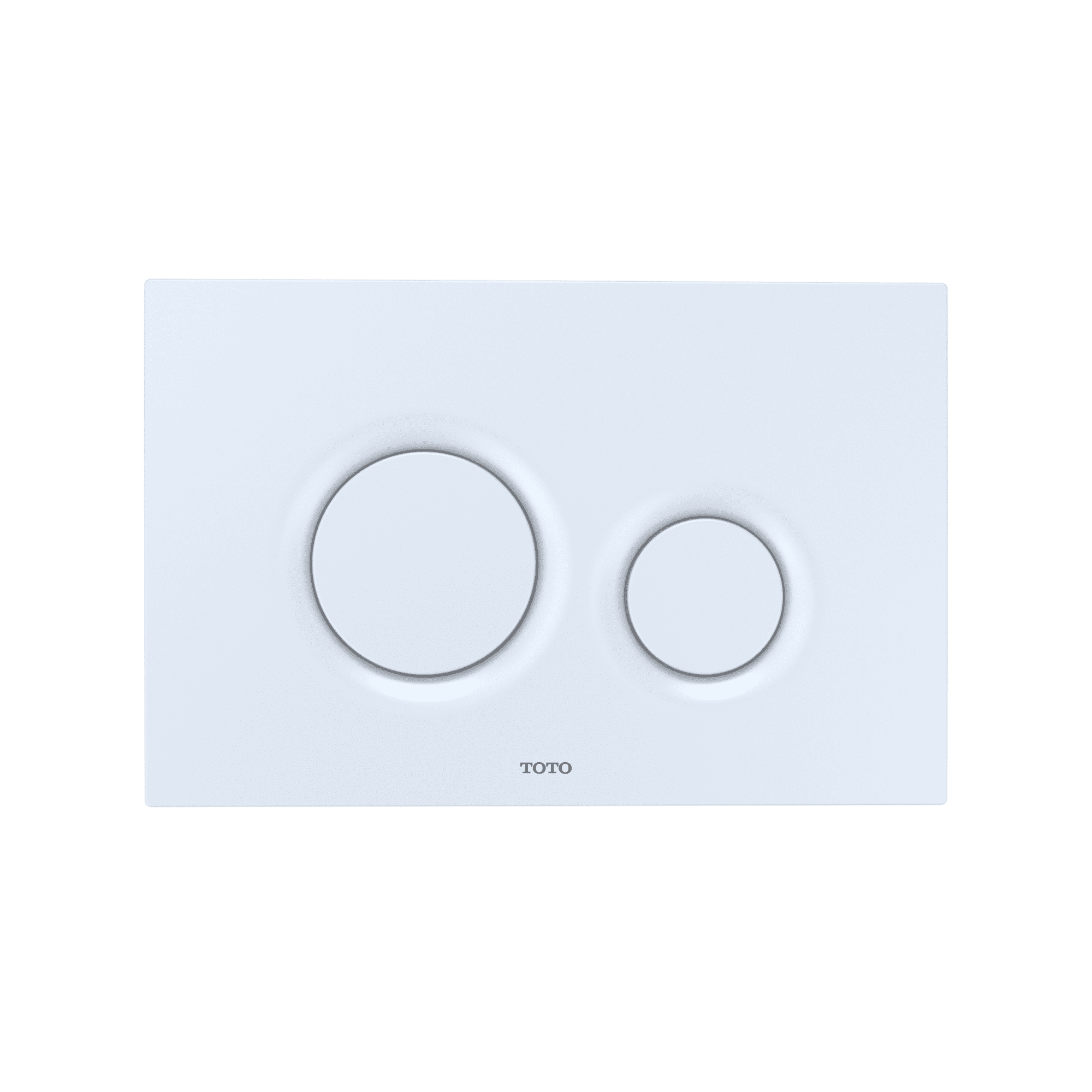 Stainless Steel Dual-Flush Wall Toilet Flush Plate