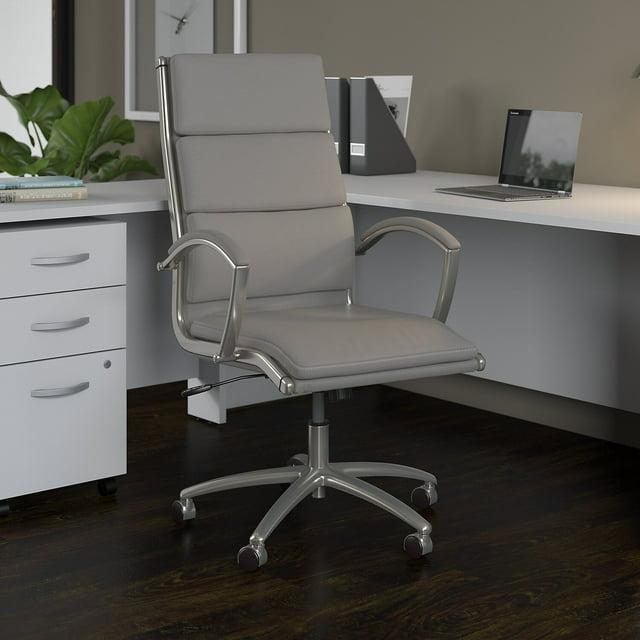 Bush Business Furniture Studio C High Back Leather Executive Office Chair