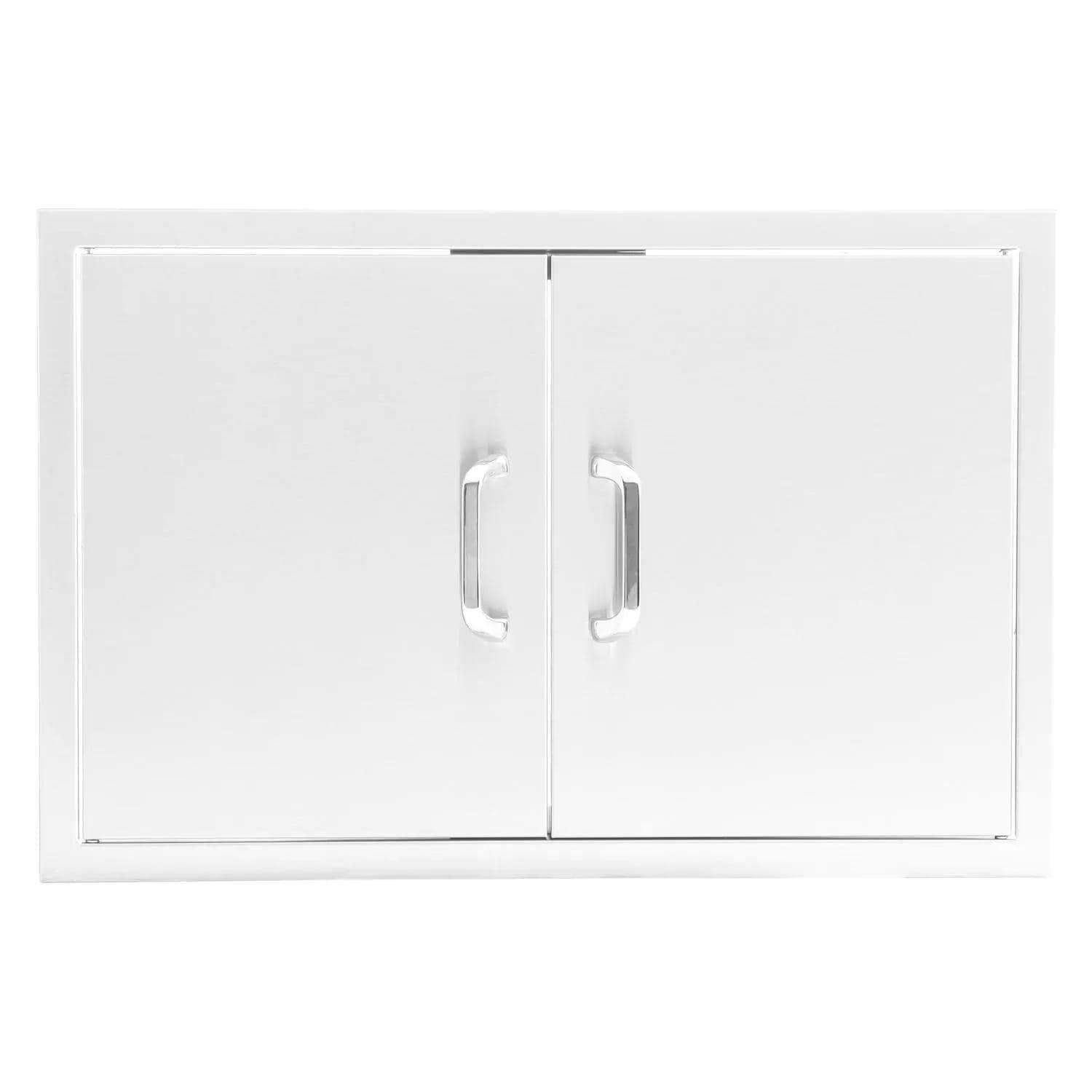 BBQGuys Signature 25-Inch Stainless Steel Double Access Door - Traditional