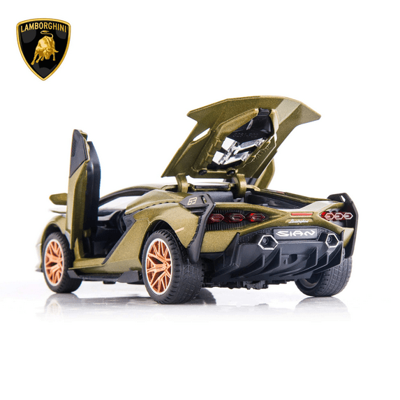 BDTCTK Sian FKP37 Car Model Toy 1:32 Child Sound and Light Pull Back Car Zinc Alloy Casting Toys for Kids Boy Girl Gift