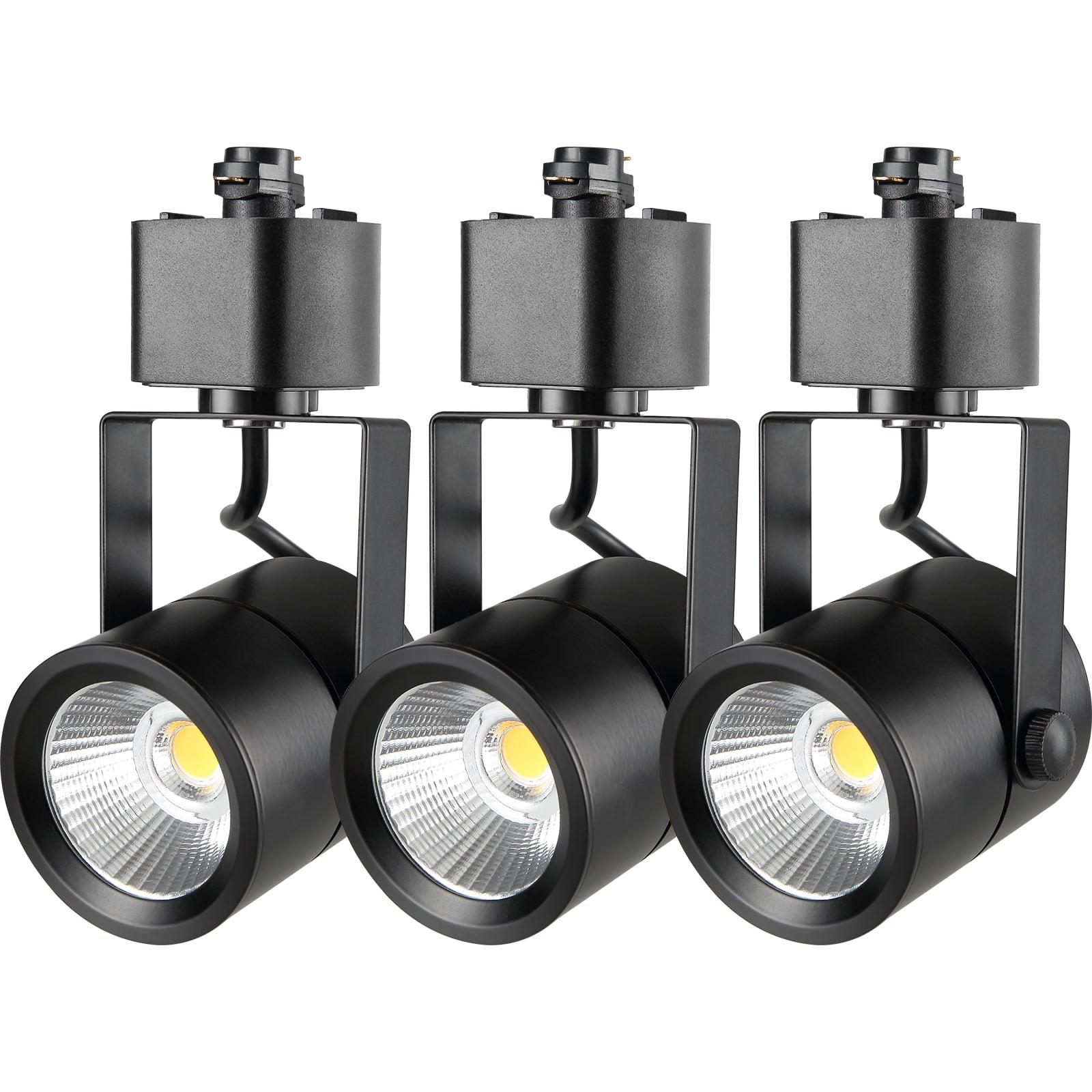 VEVOR GDZMT3ZZ500LFYQ8YV6 Black Adjustable Track Head (Set of 3)