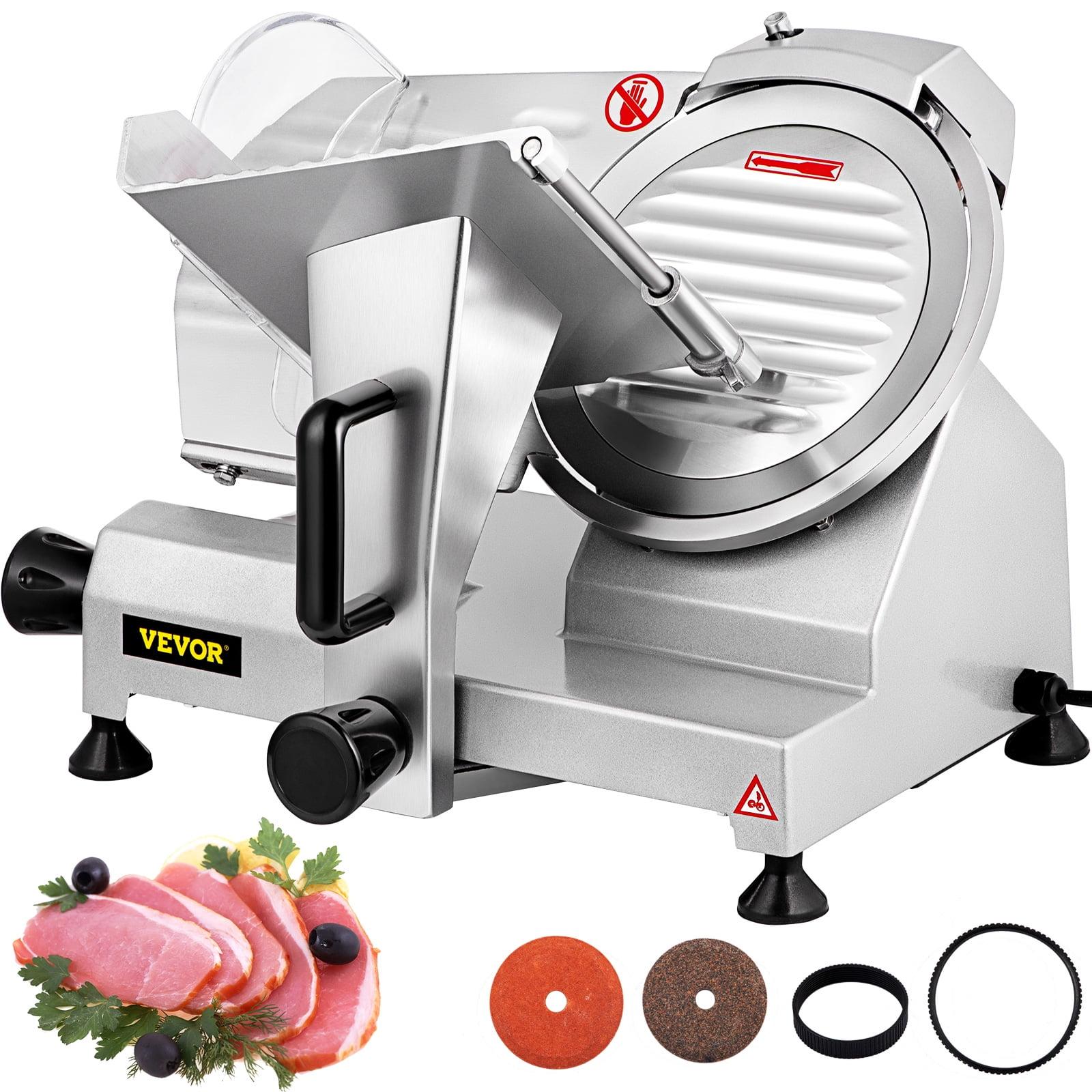 VEVOR 10'' Aluminum Commercial Meat Slicer with Blade Guard