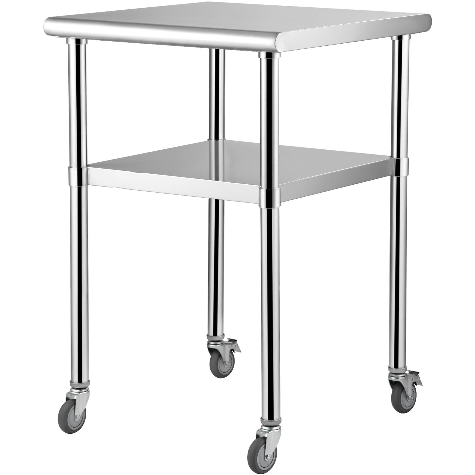 Vevor 24" W x 24" L Stainless Steel Work Table