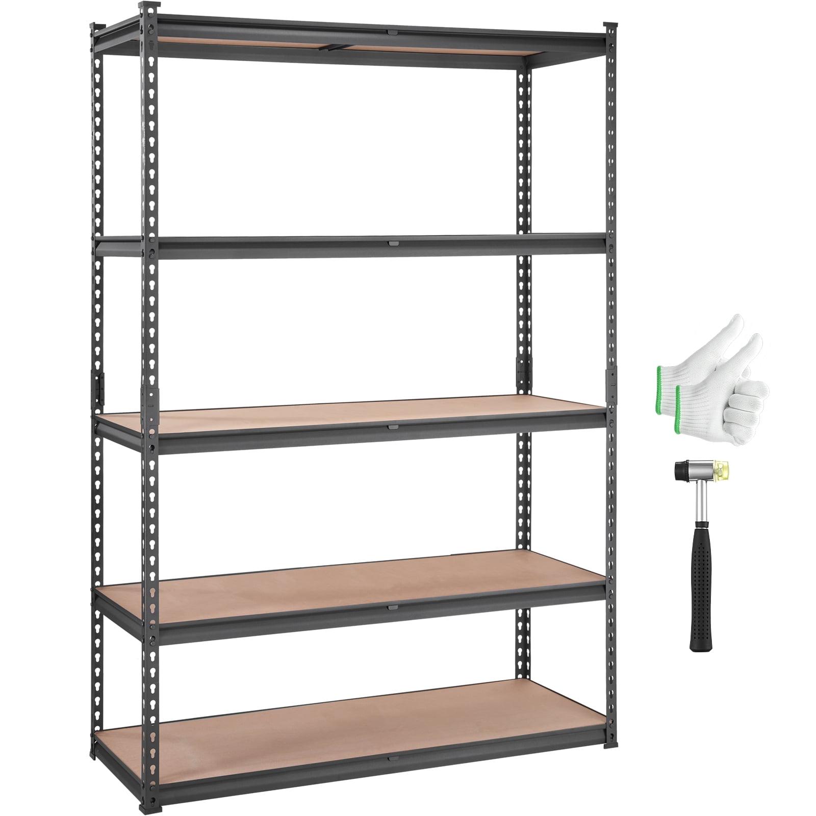 SKYSHALO 2000 lbs Storage Shelving Unit Garage Storage Rack 5-Tier Adjustable Load