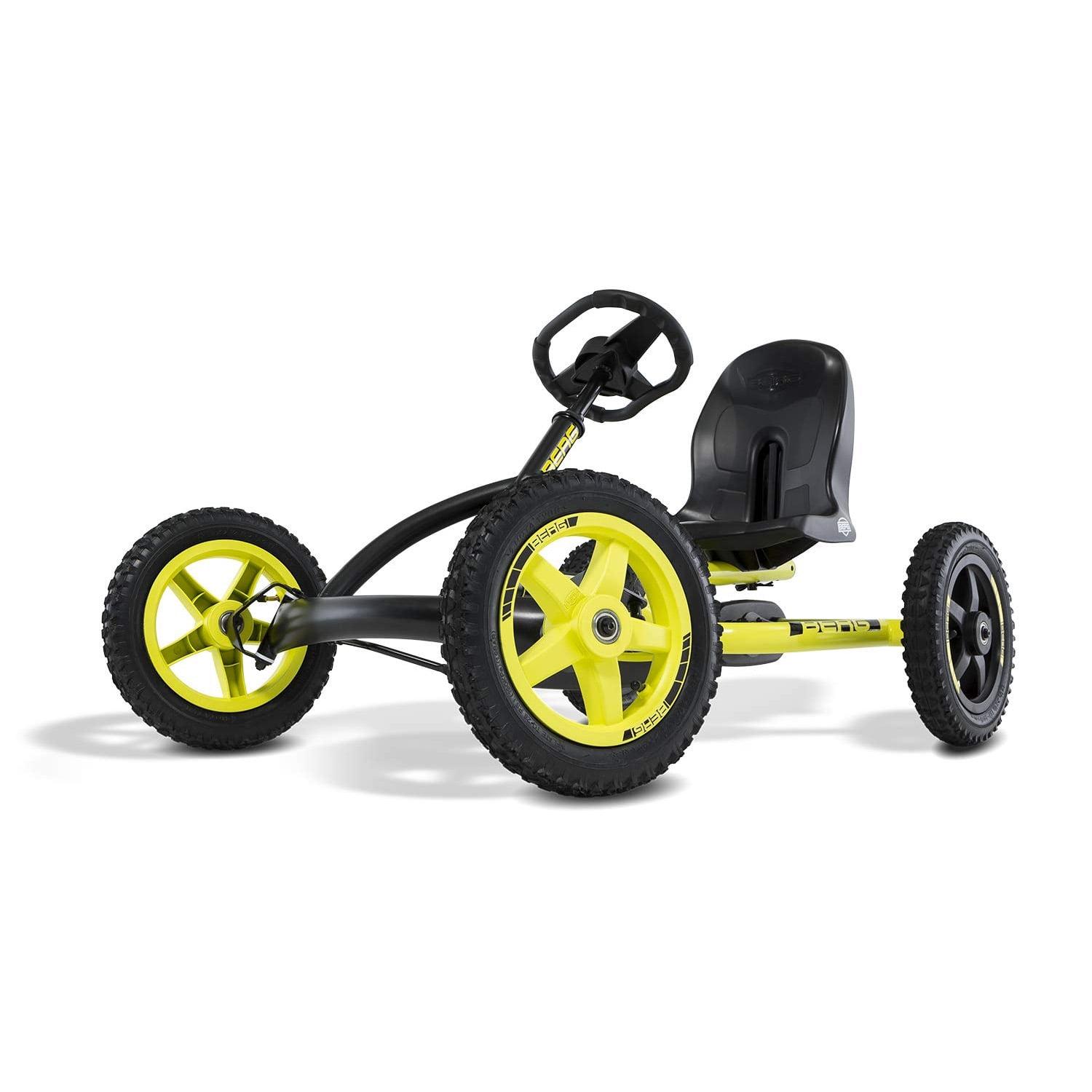 Buddy Cross Black and Yellow Kids Pedal Go-Kart