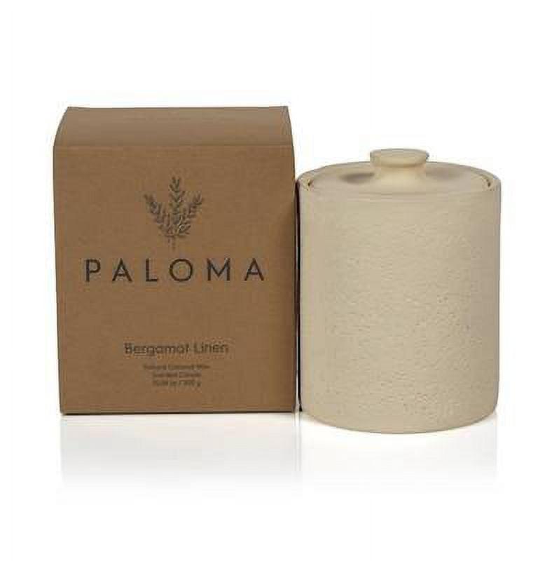 BERGAMOT LINEN Zodax Paloma Scented Jar Candle - 10.5 oz