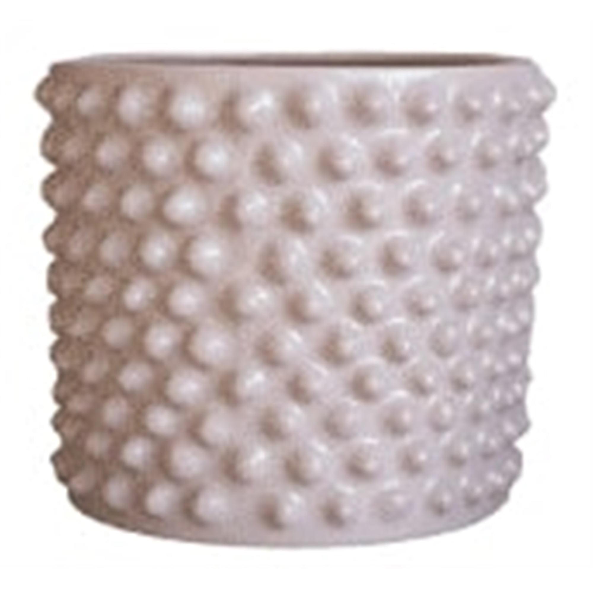 BIDK Home Large Ceramic Flower Pot - 14.25" - Pink