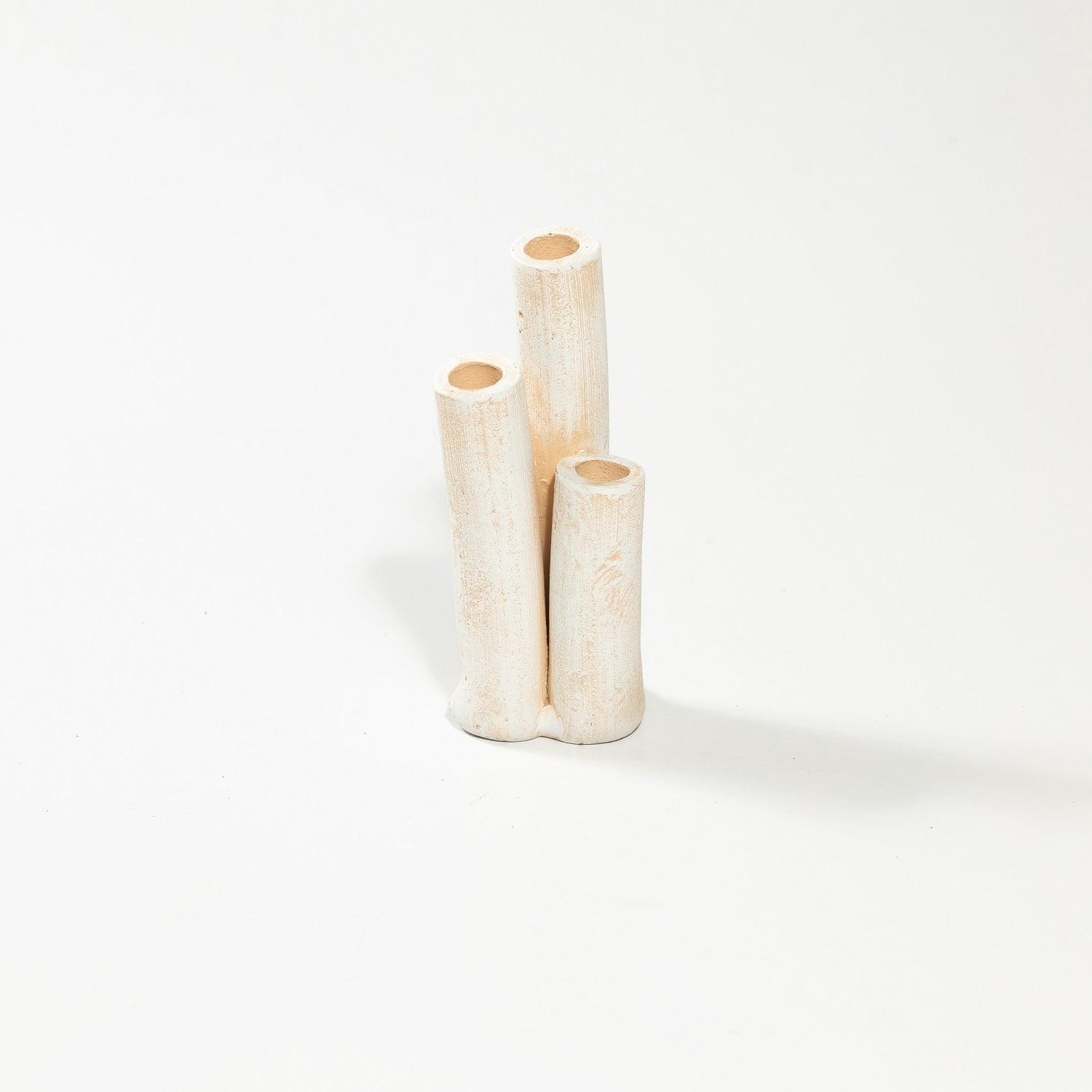 BIDK Home Medium Coral Planter - 15" - Cream