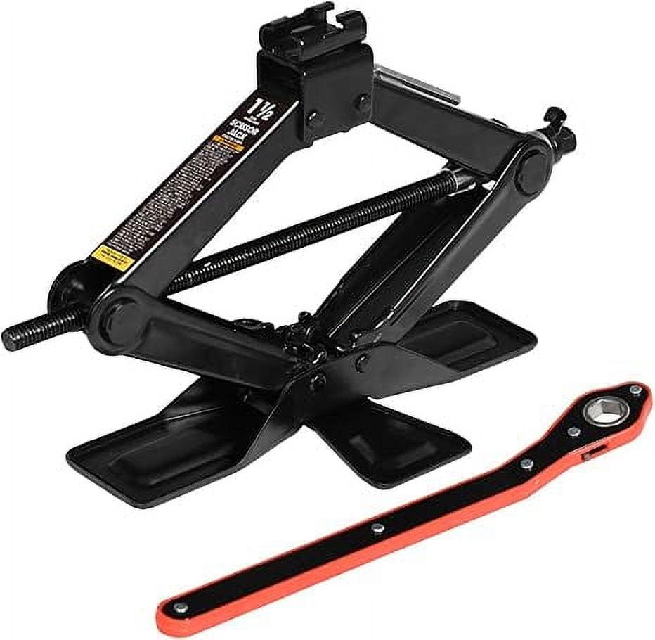 BIG RED 1.5 Ton Portable Steel Scissor Jack
